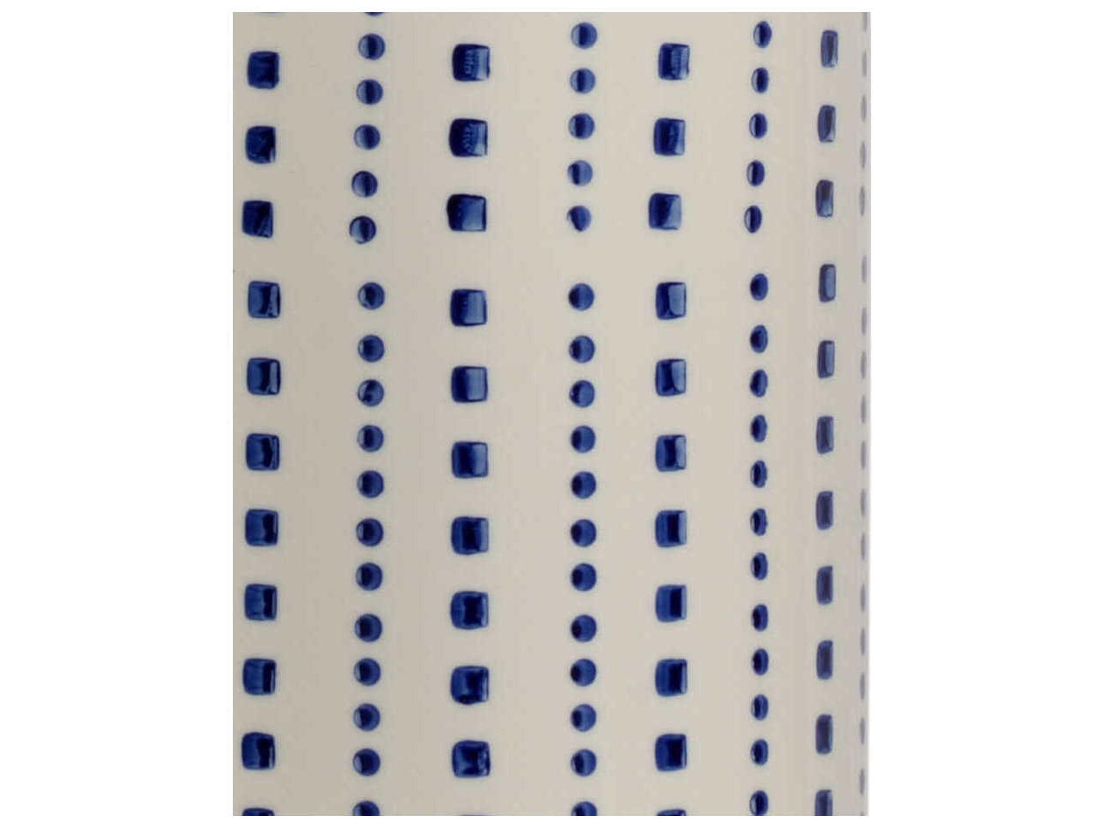 Chelsea House Blue White Glaze Buffet Lamp