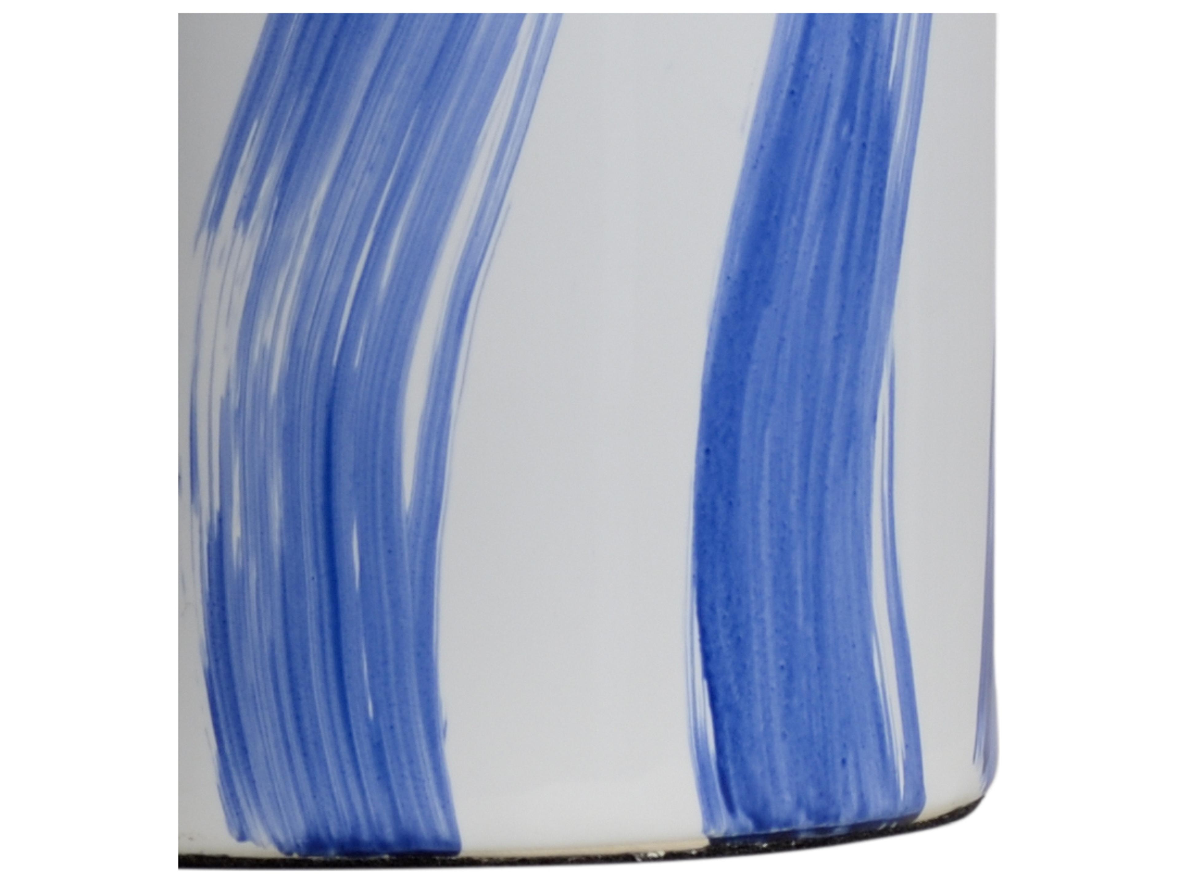 Chelsea House Brush Stroke Blue White Table Lamp