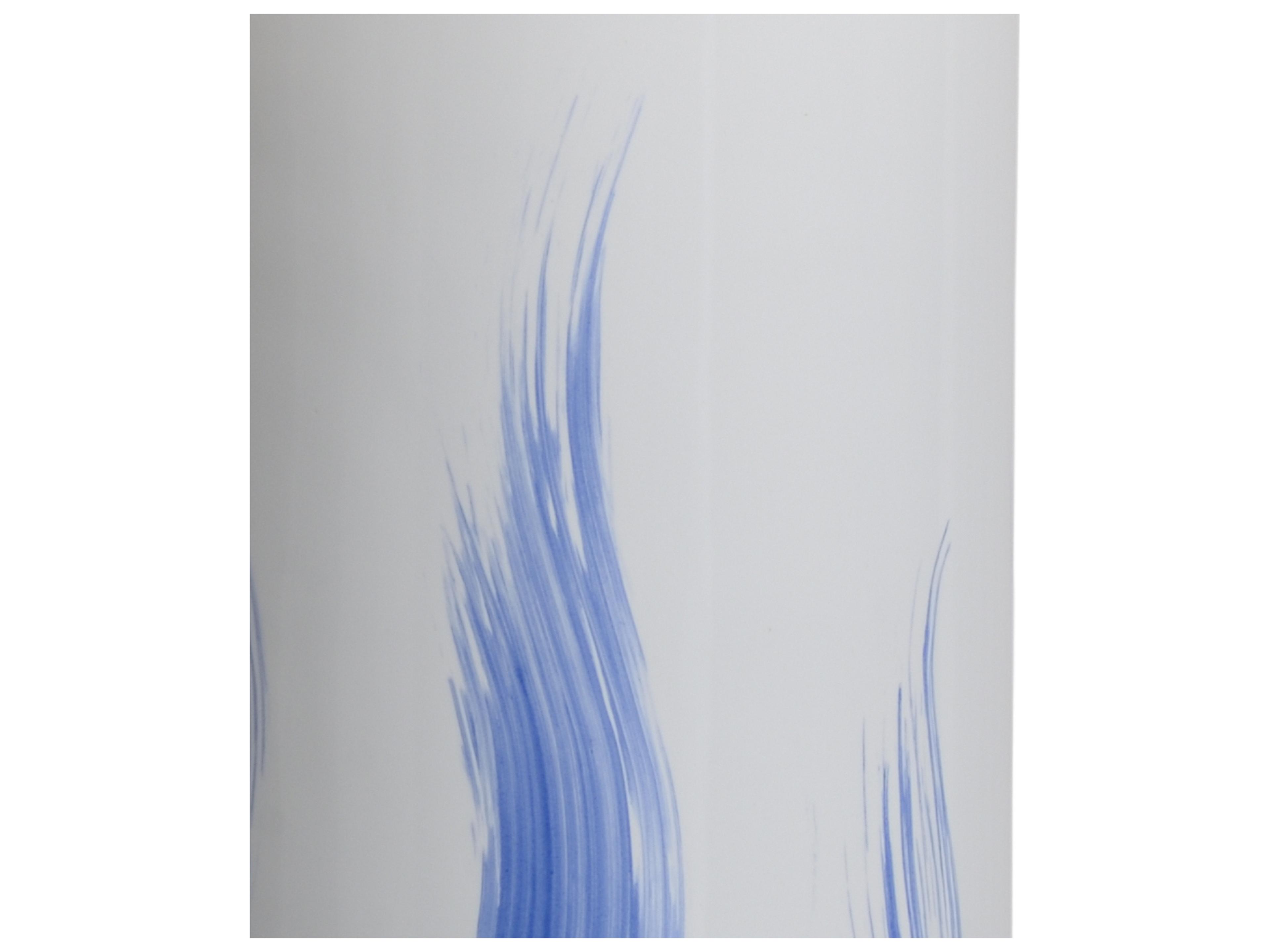 Chelsea House Brush Stroke Blue White Table Lamp