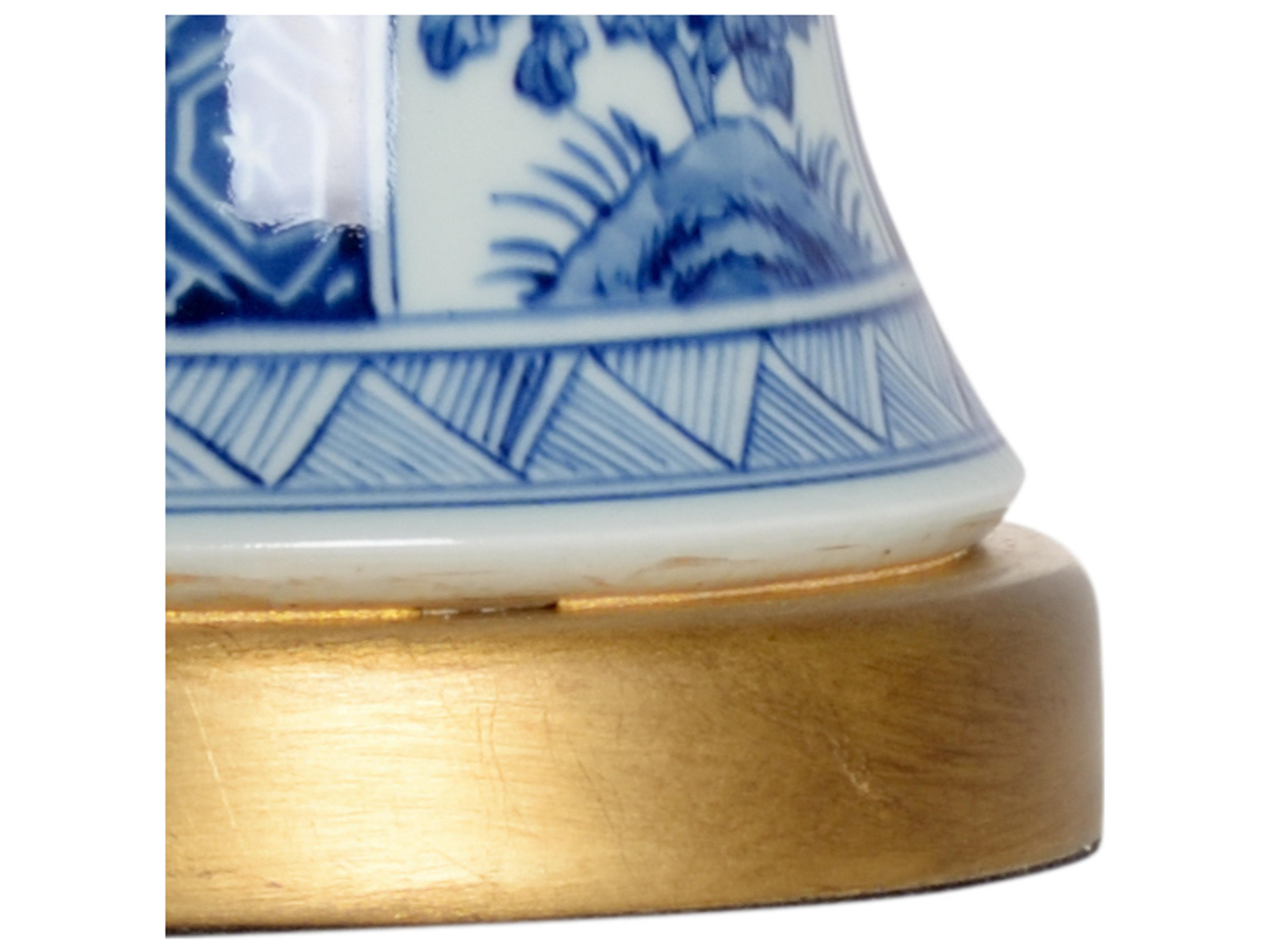 Chelsea House London Blue White Table Lamp