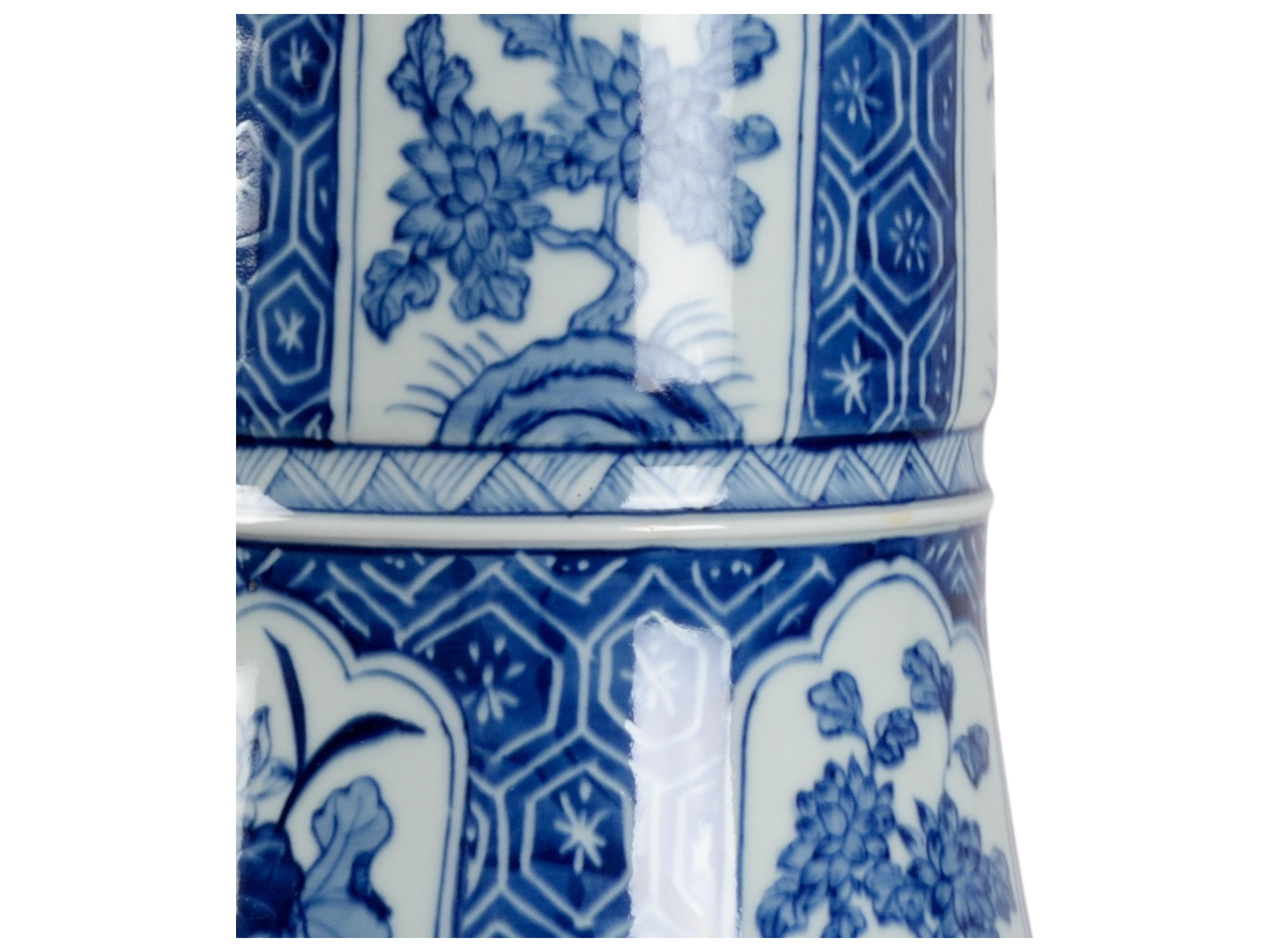 Chelsea House London Blue White Table Lamp