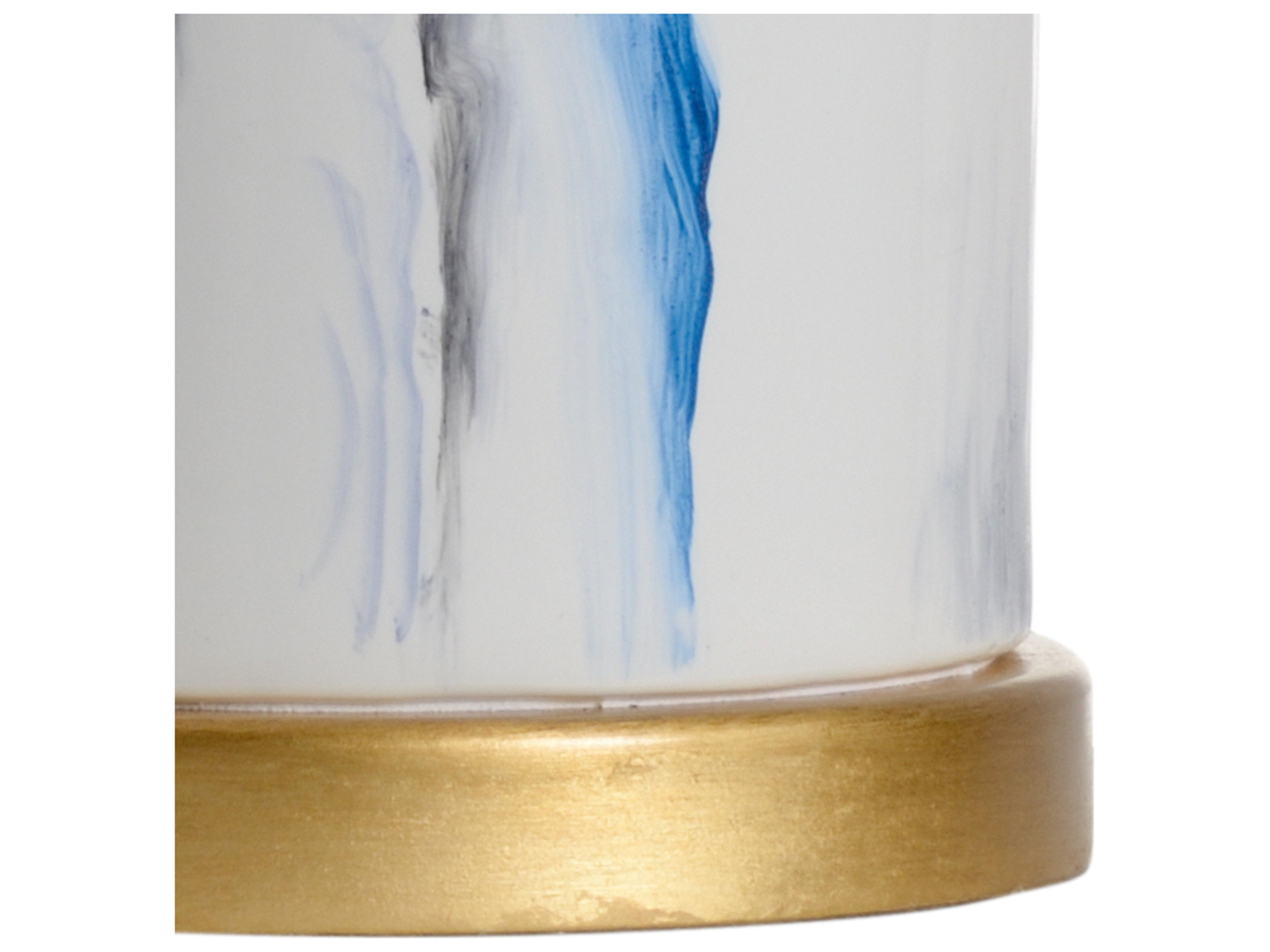 Chelsea House White Gray Blue Table Lamp