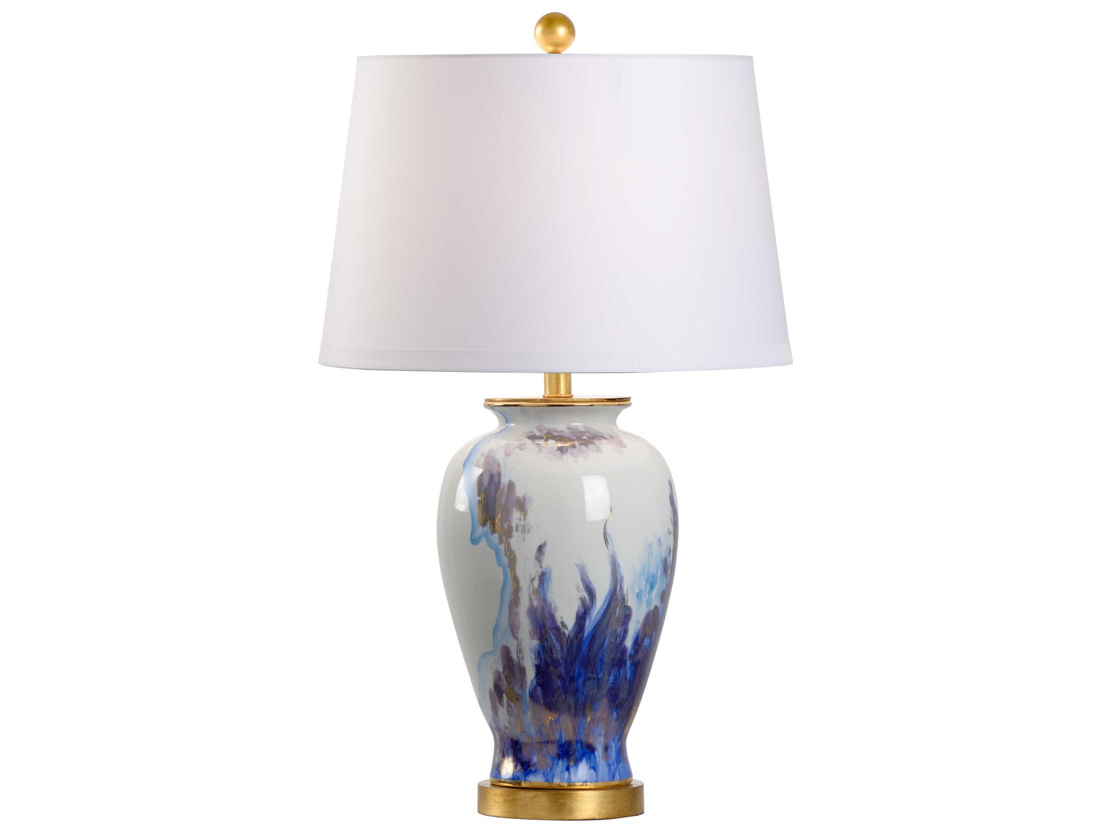 Chelsea House Blue White Gold Table Lamp