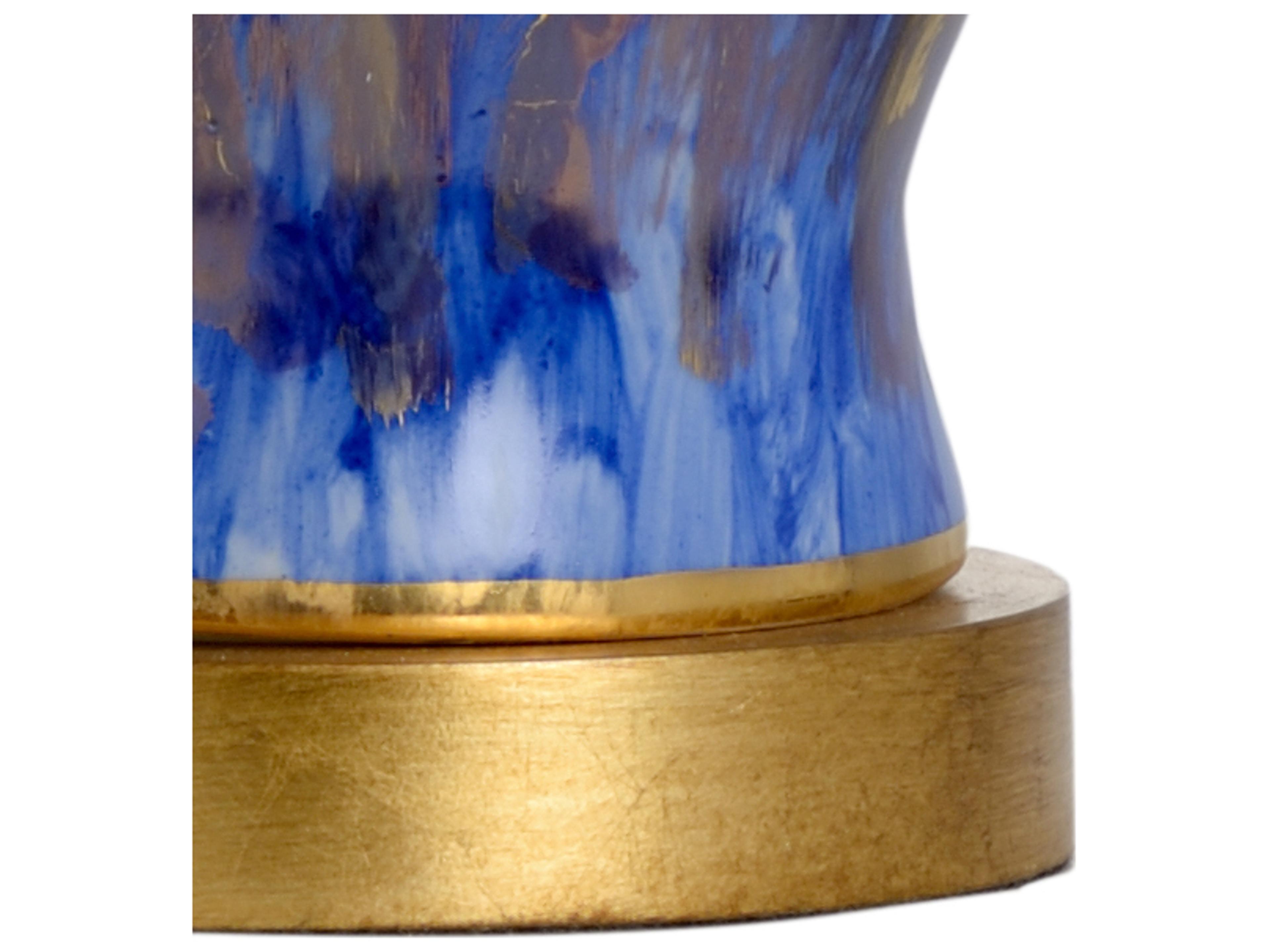 Chelsea House Blue White Gold Table Lamp
