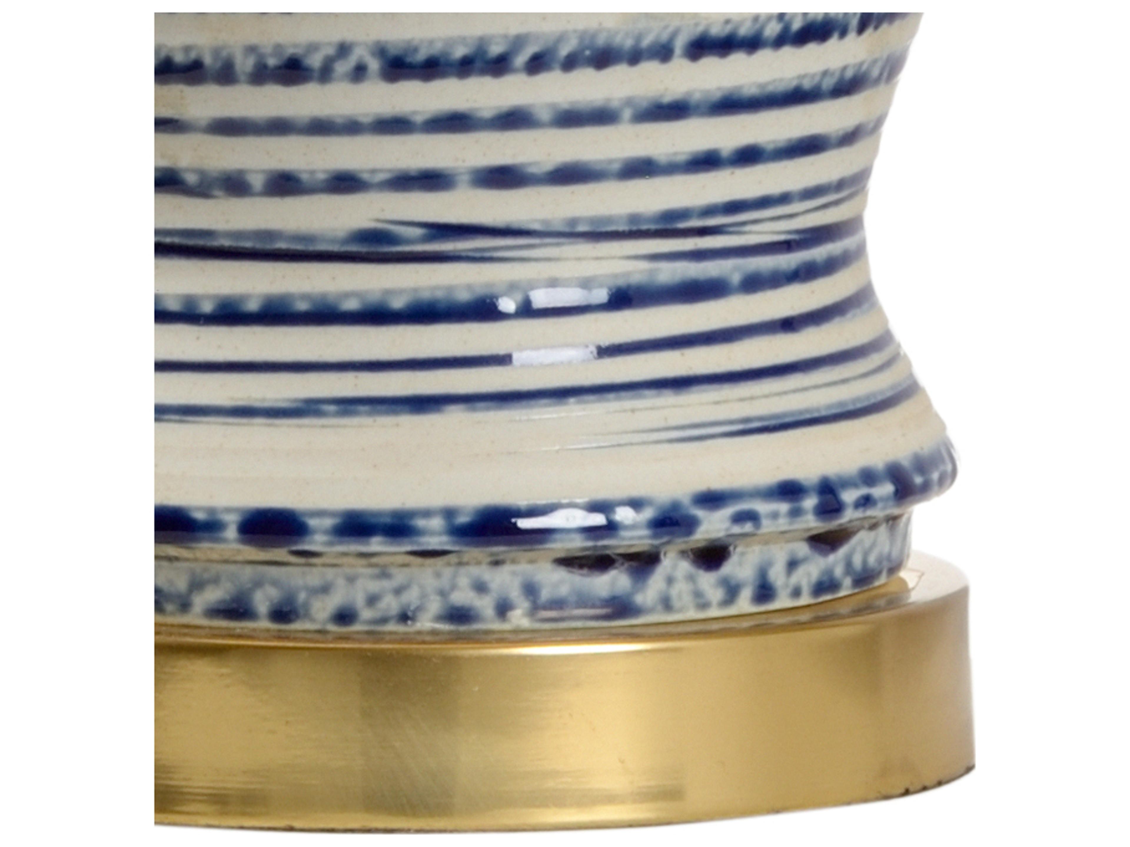 Chelsea House Beehive Urn Blue White Table Lamp
