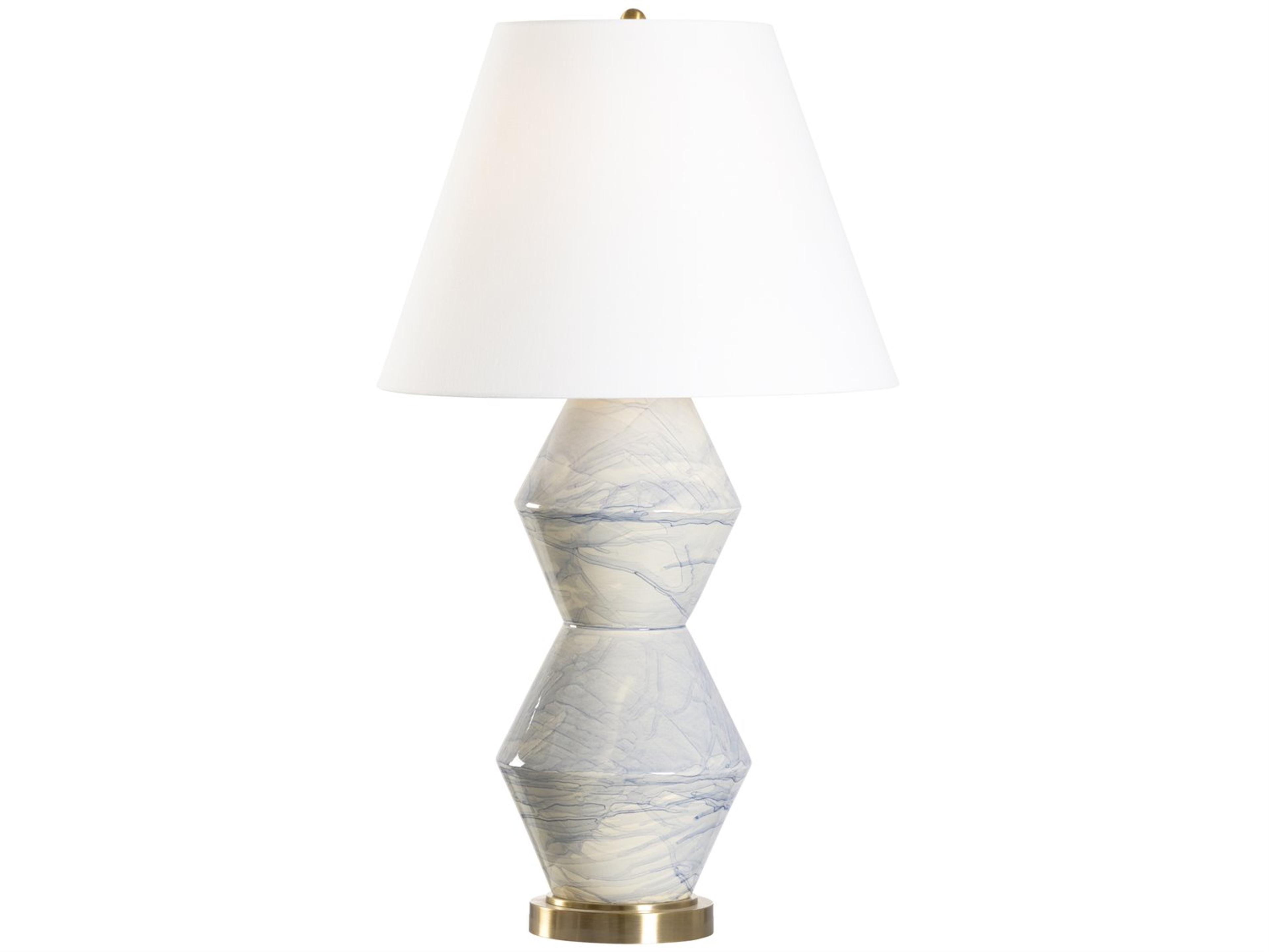 Chelsea House Bill Cain Blue Buffet Lamp