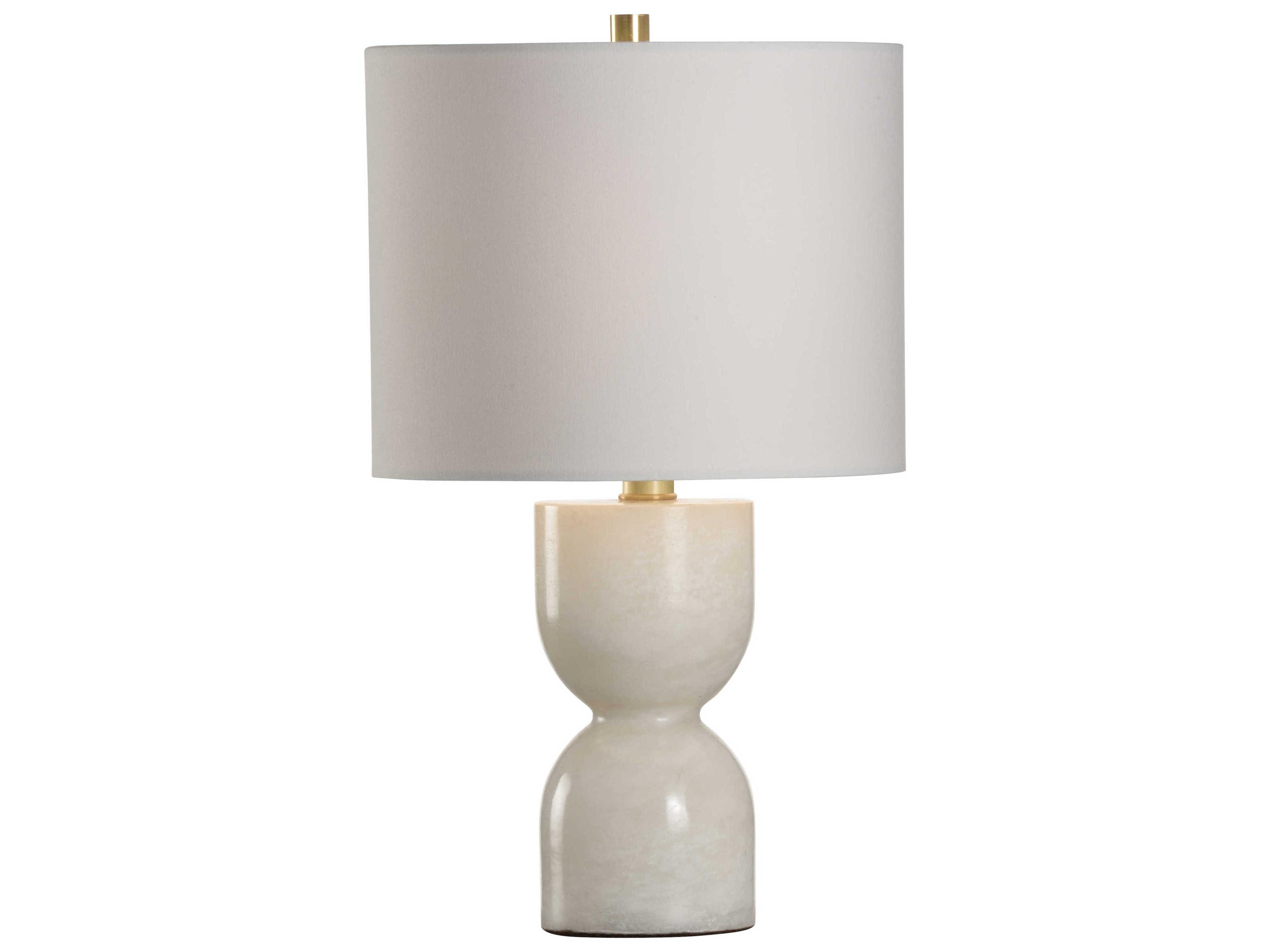 Blanche Natural White Off Silkette Table Lamp