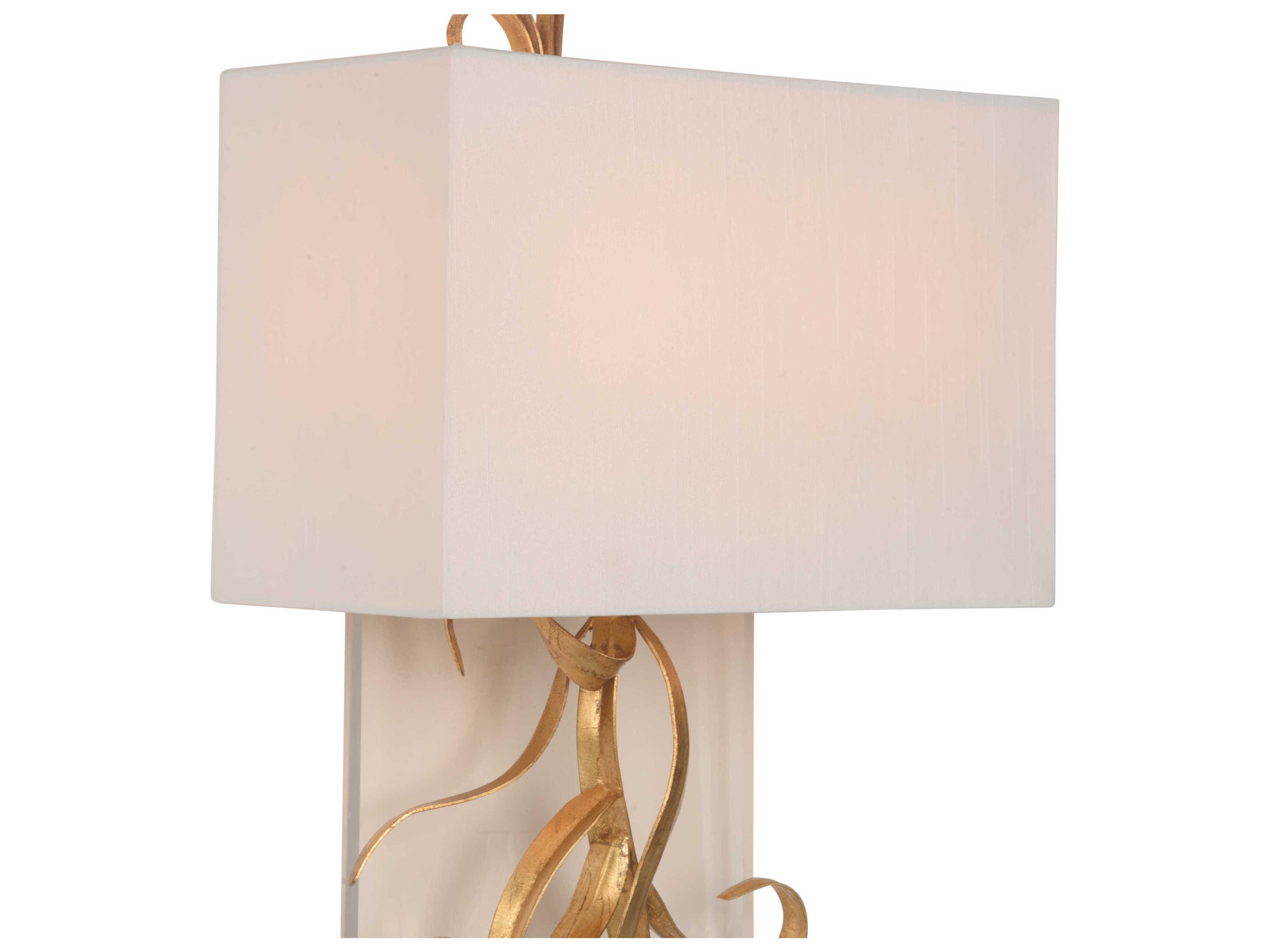 Chelsea House Curling Leaves 2-Light Gold Leaf Wall Sconce