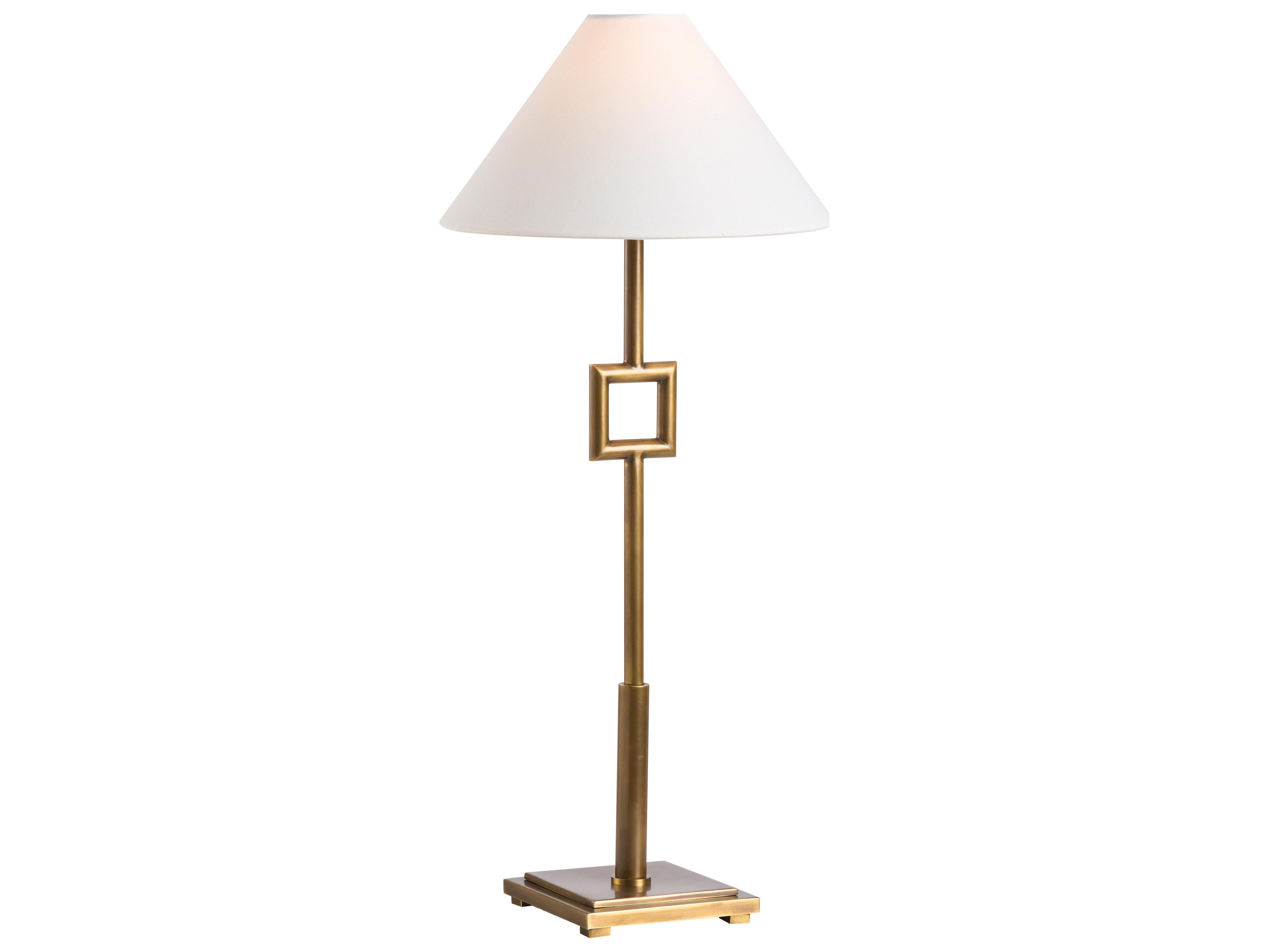 Jamie Merida Aged Brass Table Lamp
