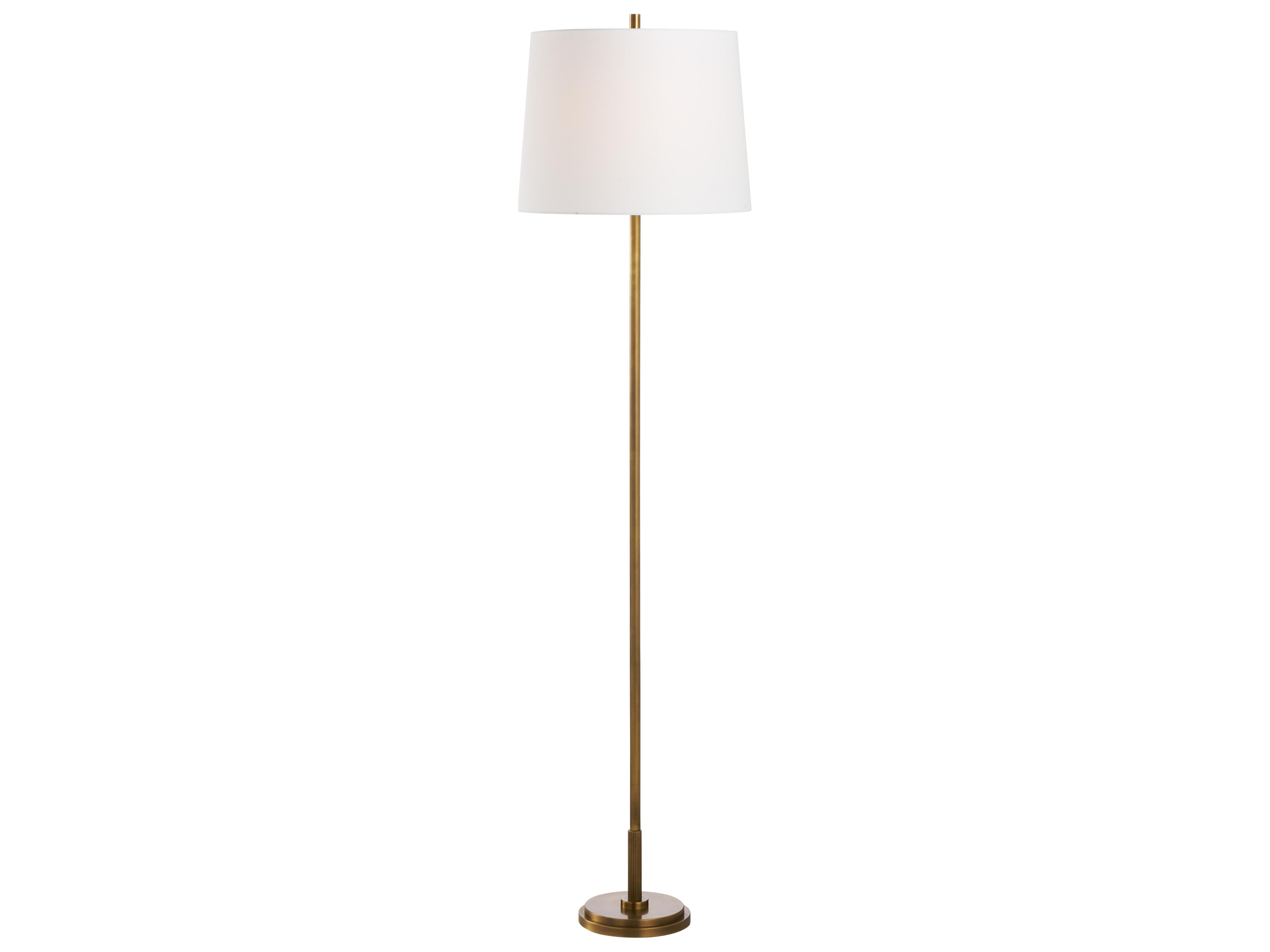 Jamie Merida Antique Brass Floor Lamp