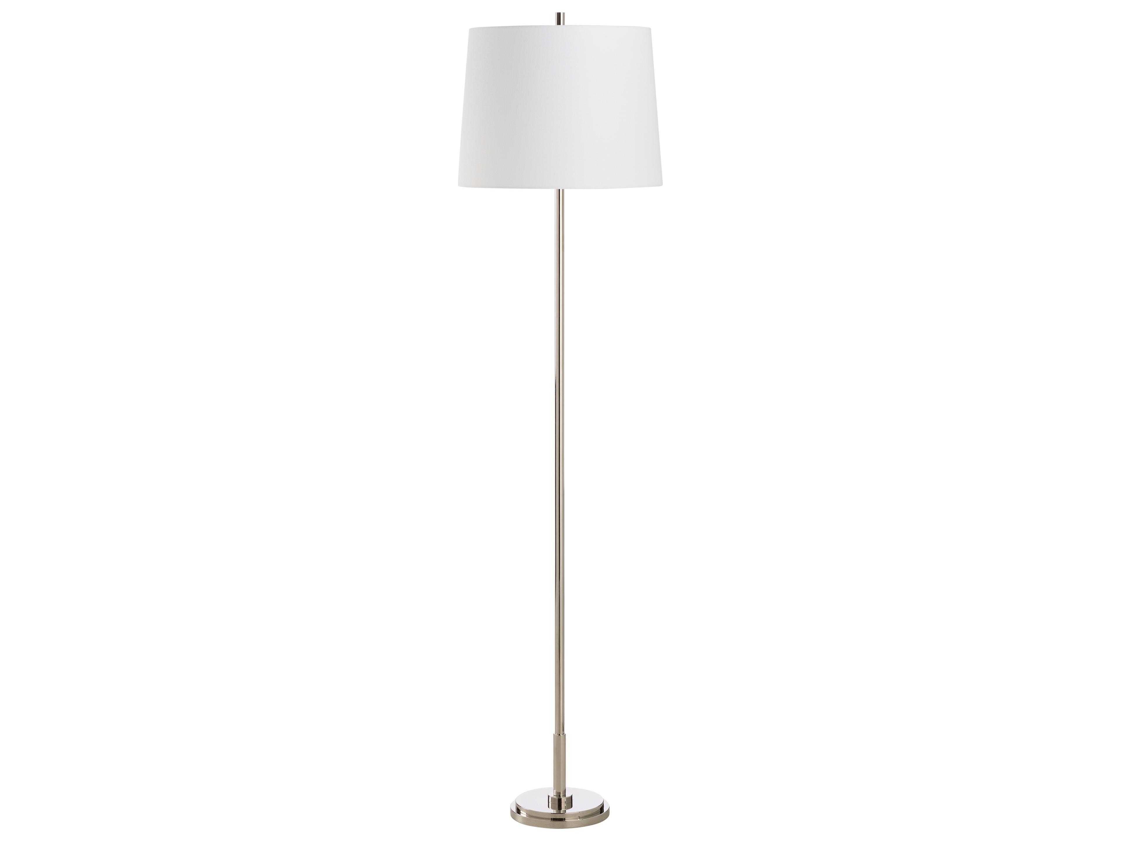 Chelsea House Jamie Merida Polished Nickel Floor Lamp