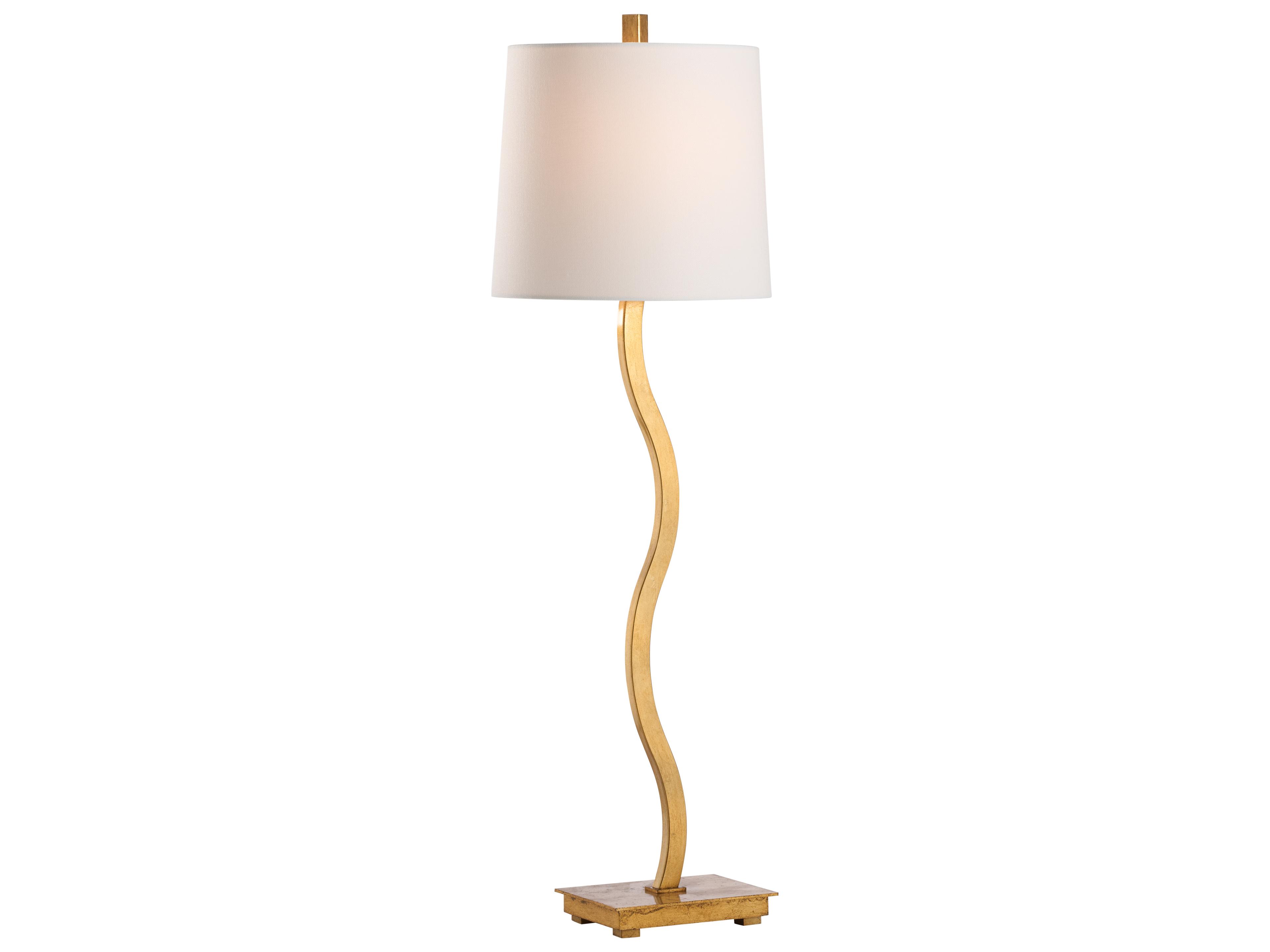 Chelsea House Jamie Merida Gold Leaf Brass Table Lamp