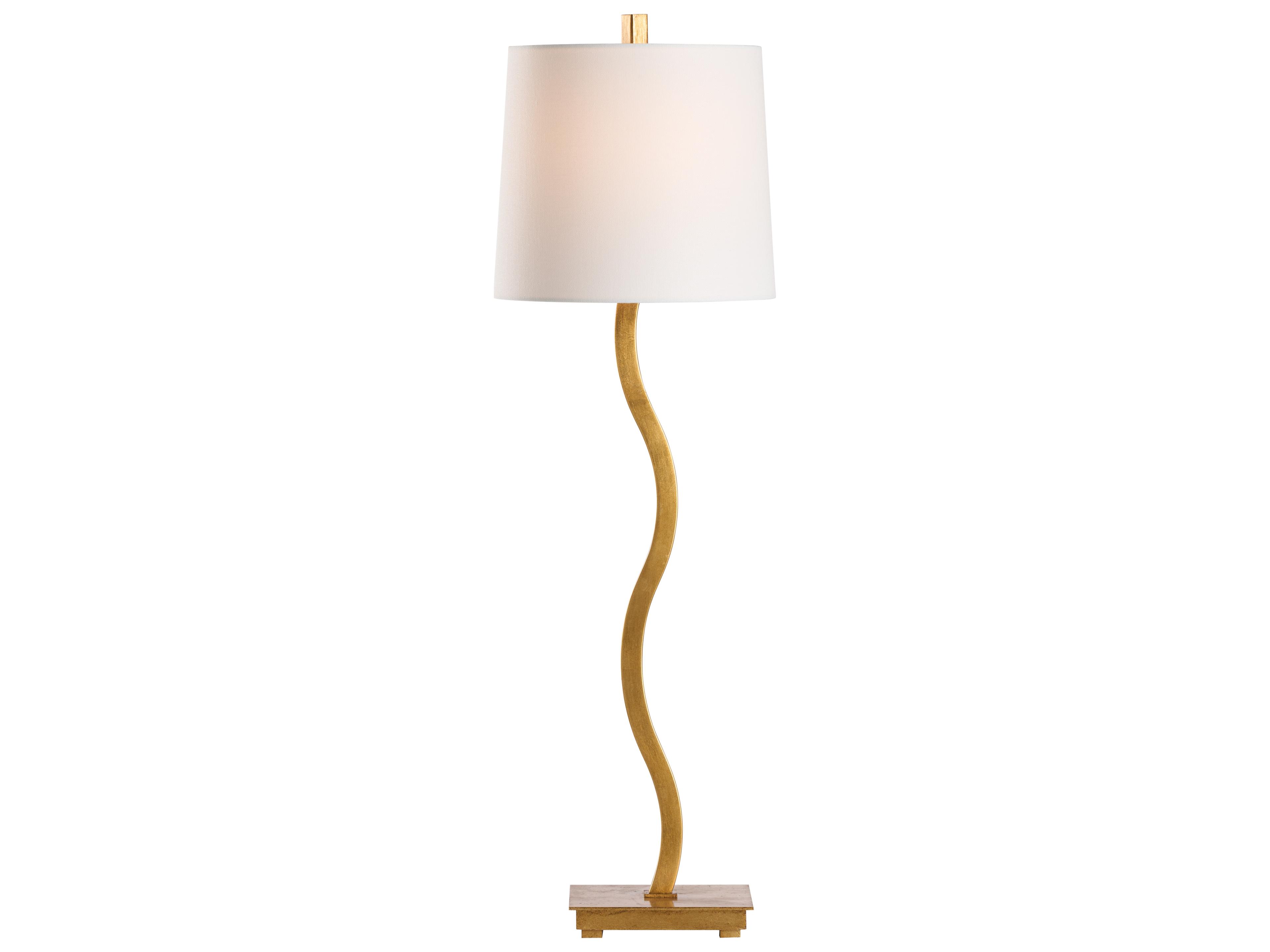 Chelsea House Jamie Merida Gold Leaf Brass Table Lamp