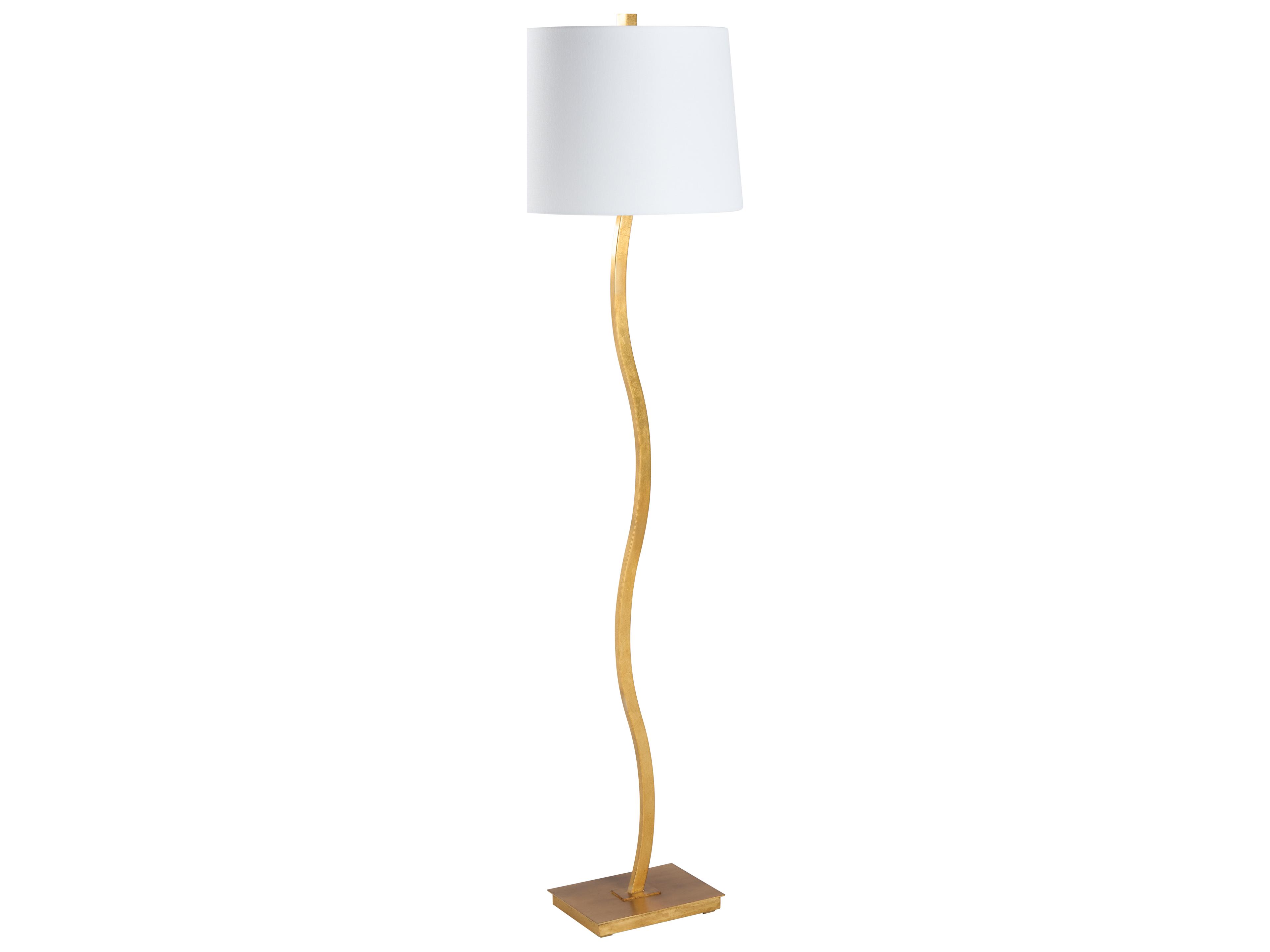 Chelsea House Jamie Merida Gilt Brass Floor Lamp
