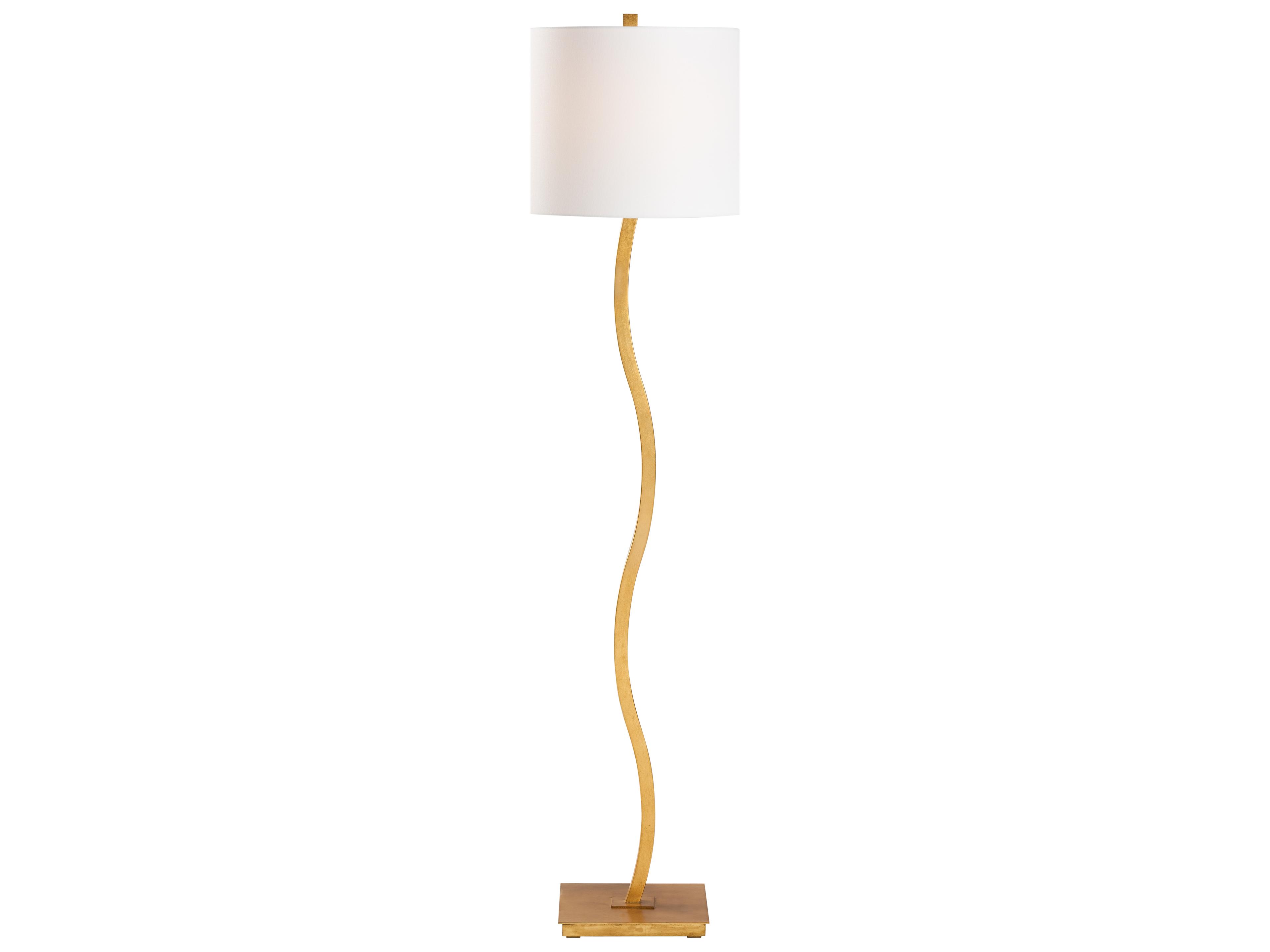 Chelsea House Jamie Merida Gilt Brass Floor Lamp