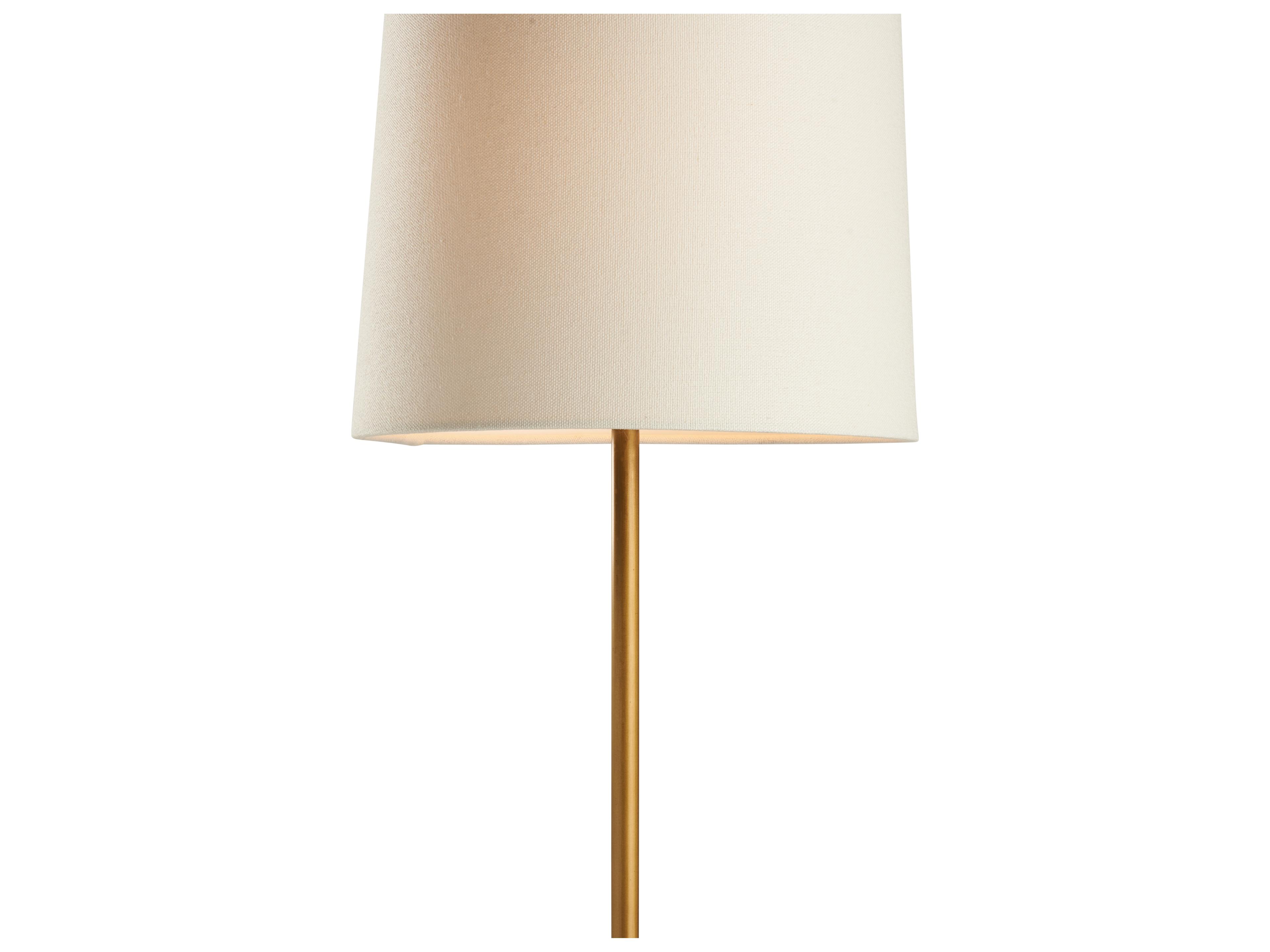 Chelsea House Mark Ross Antique Brass Natural Brown Table Lamp