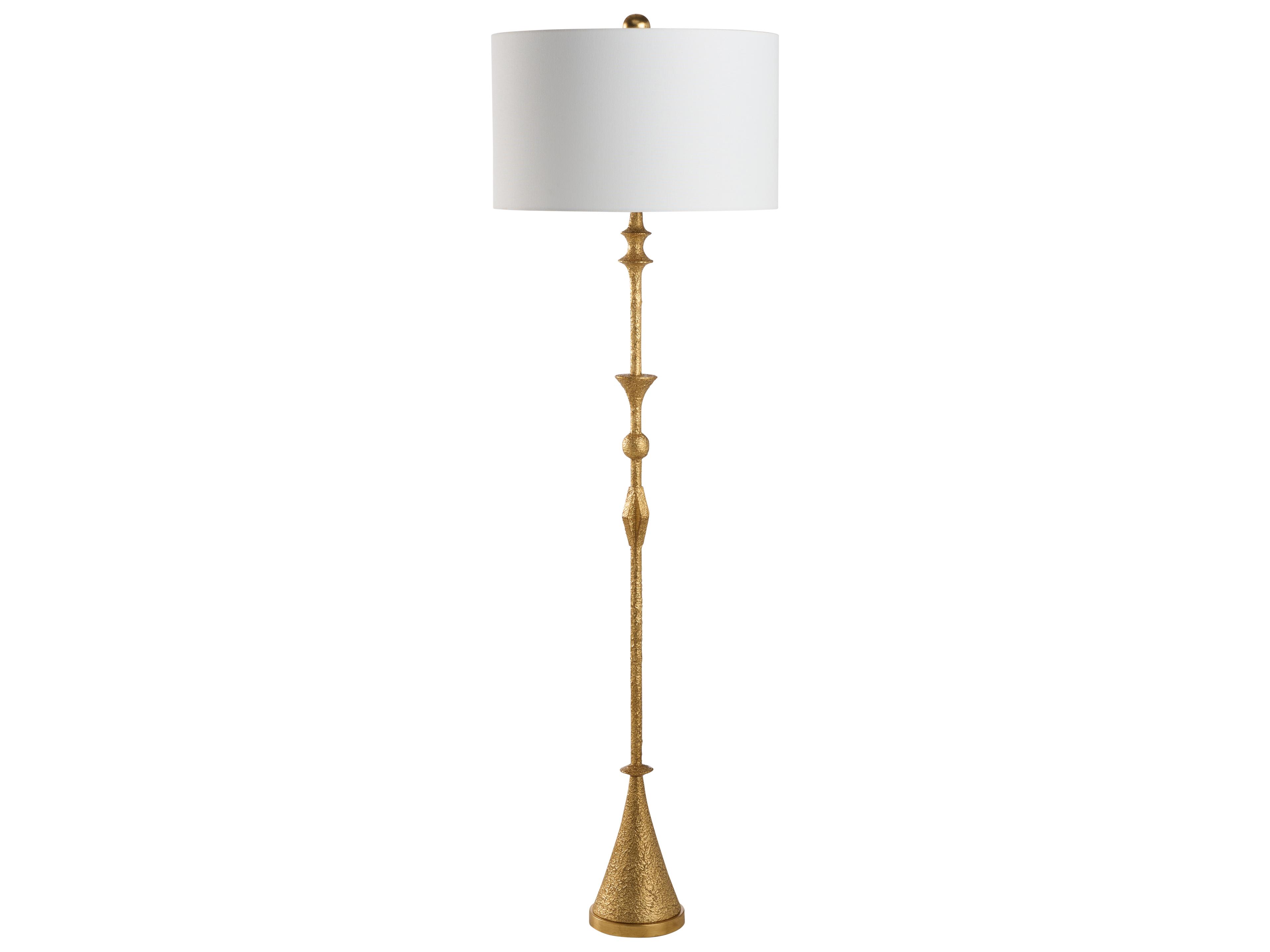 Chelsea House Mark Ross Gilt Gold Floor Lamp