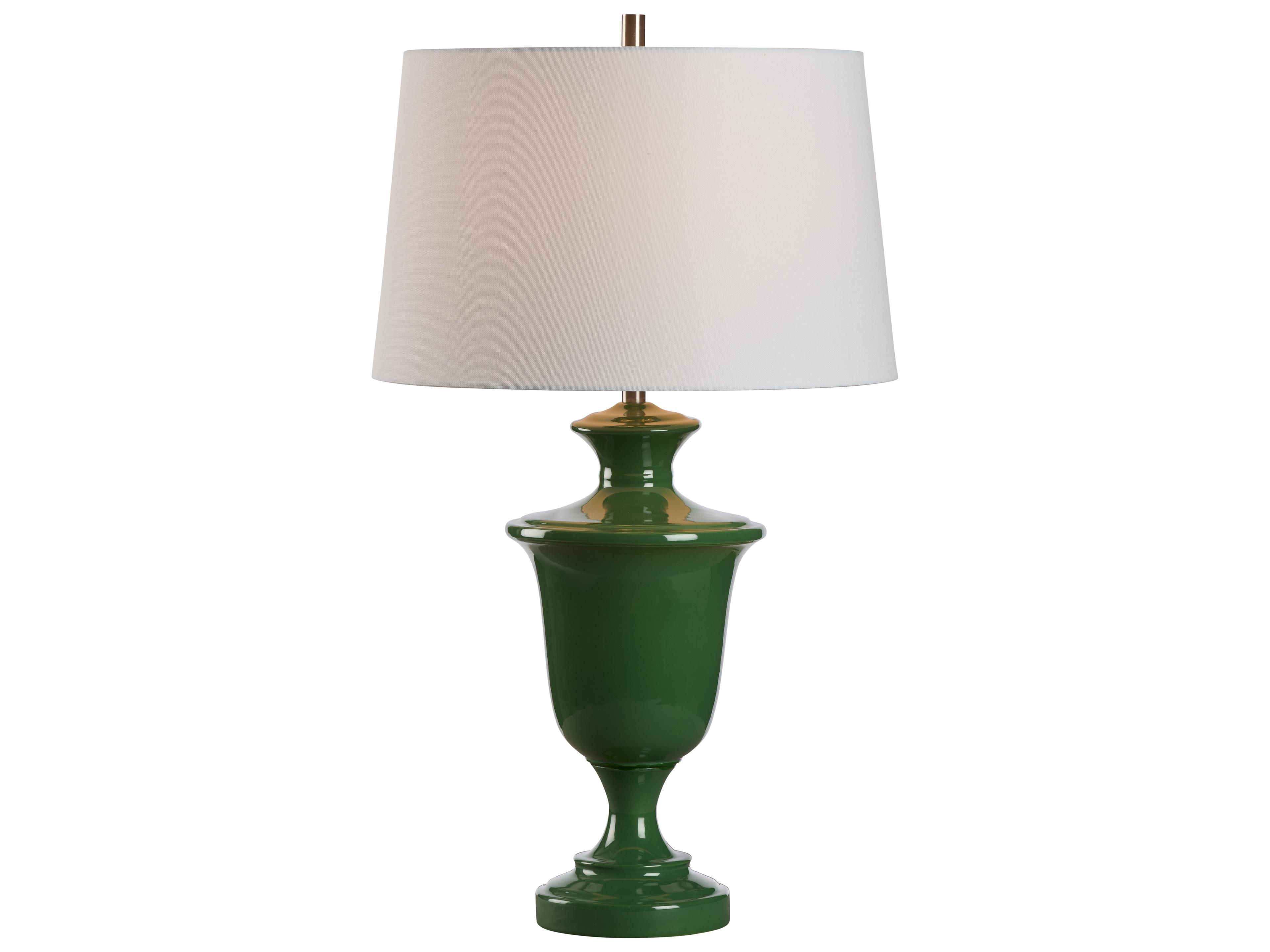 Bill Cain Green Glaze Table Lamp
