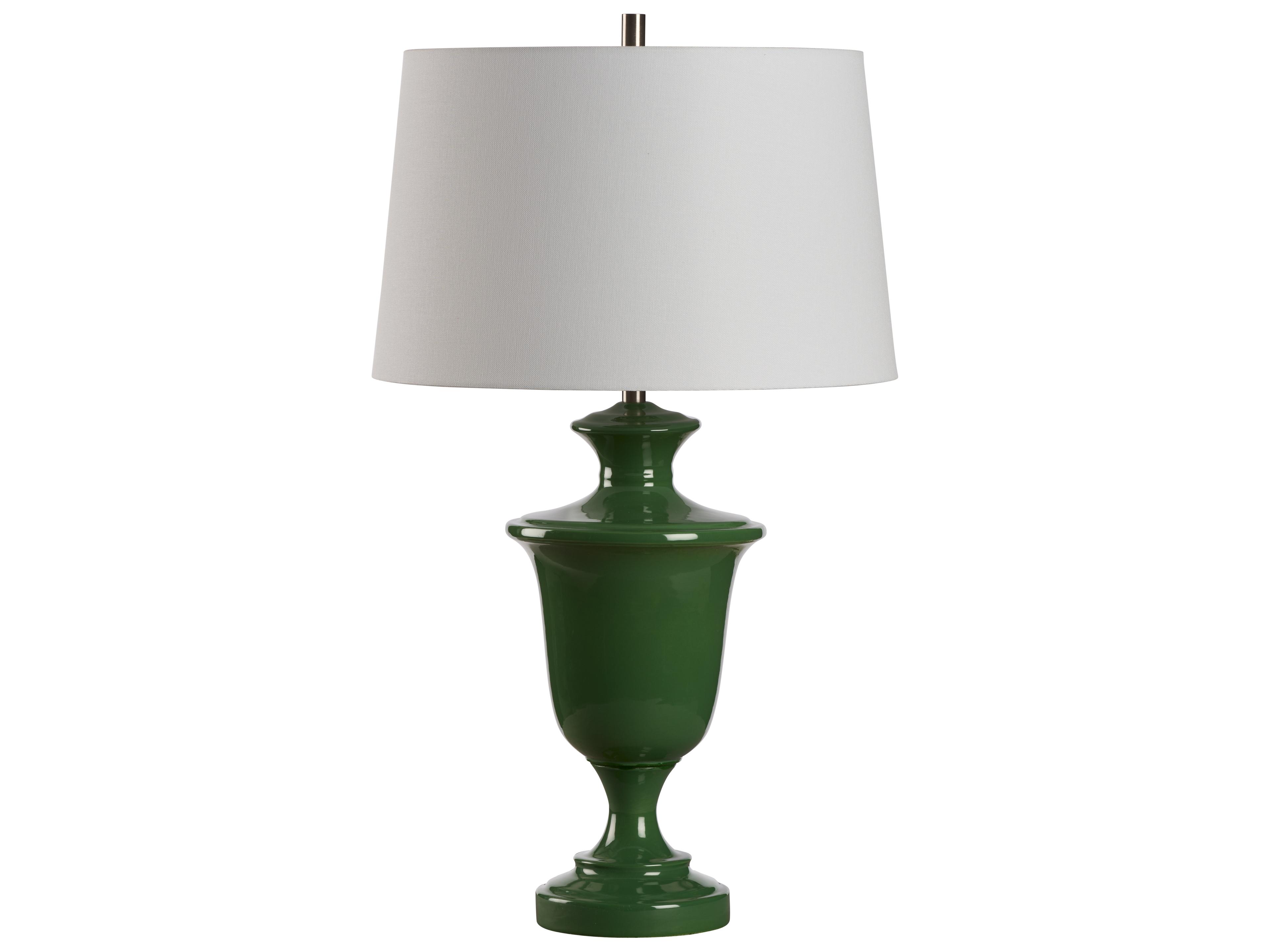 Chelsea House Bill Cain Green Glaze Table Lamp