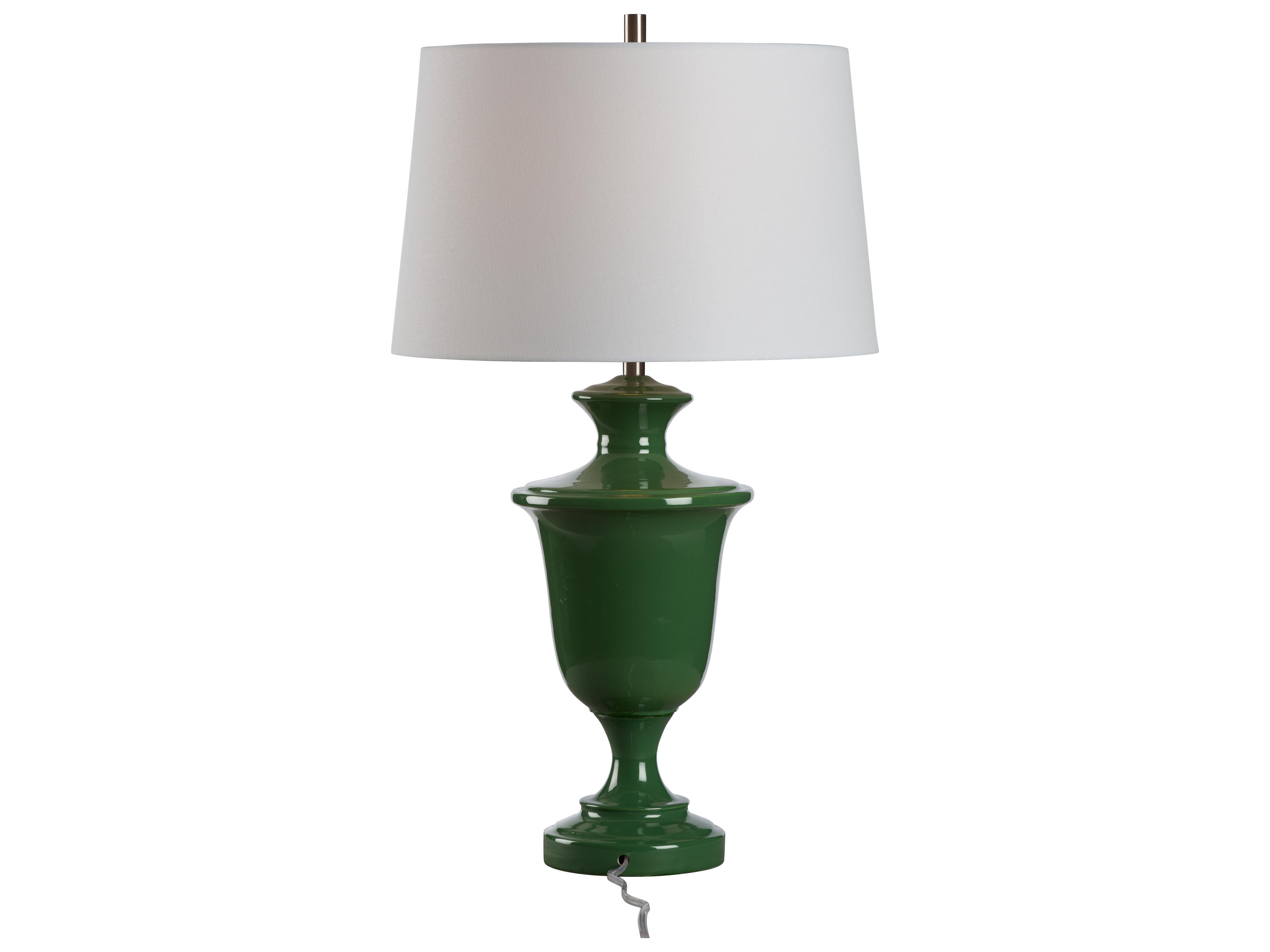 Chelsea House Bill Cain Green Glaze Table Lamp