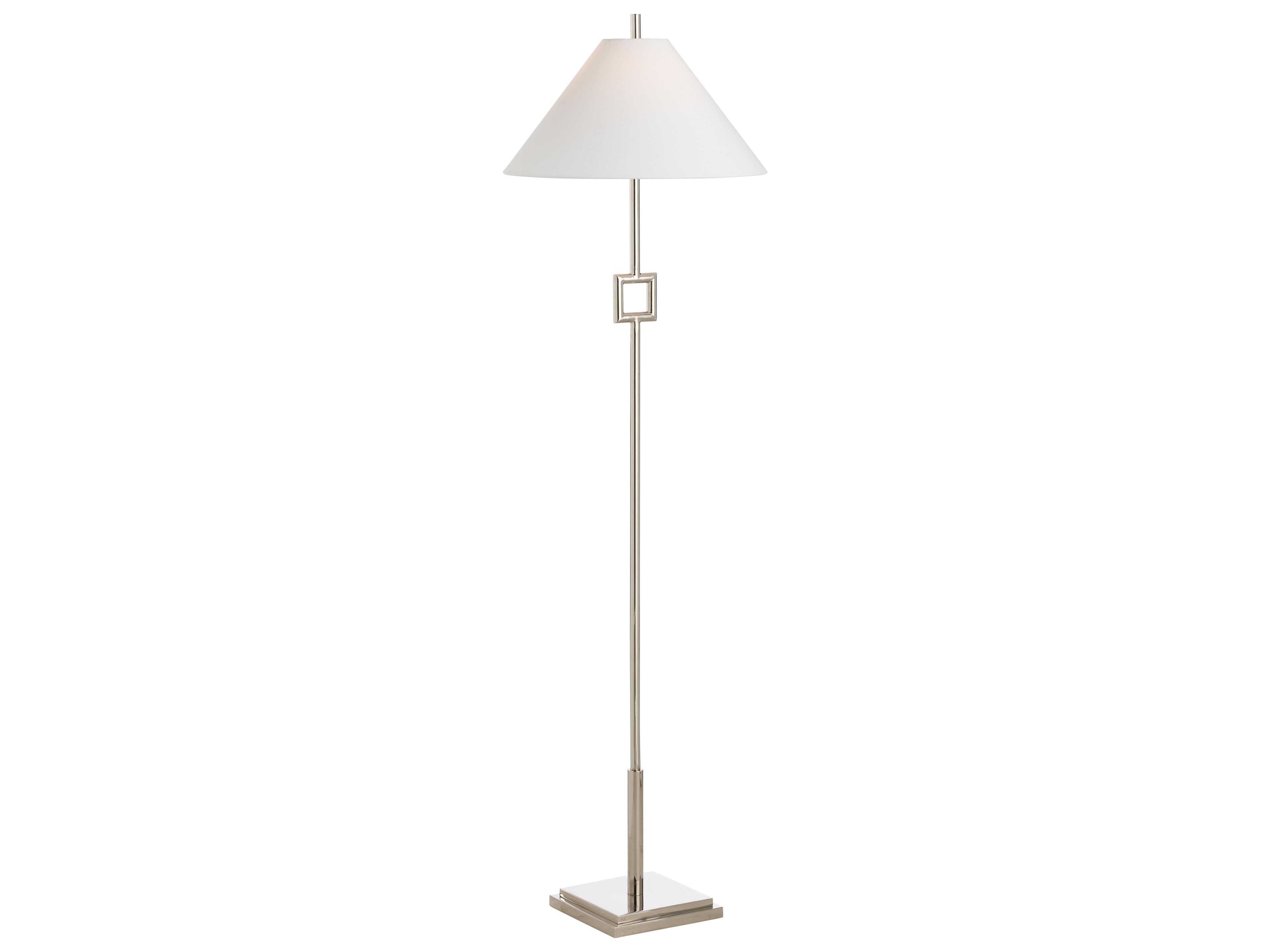 Jamie Merida Polished Nickel Floor Lamp