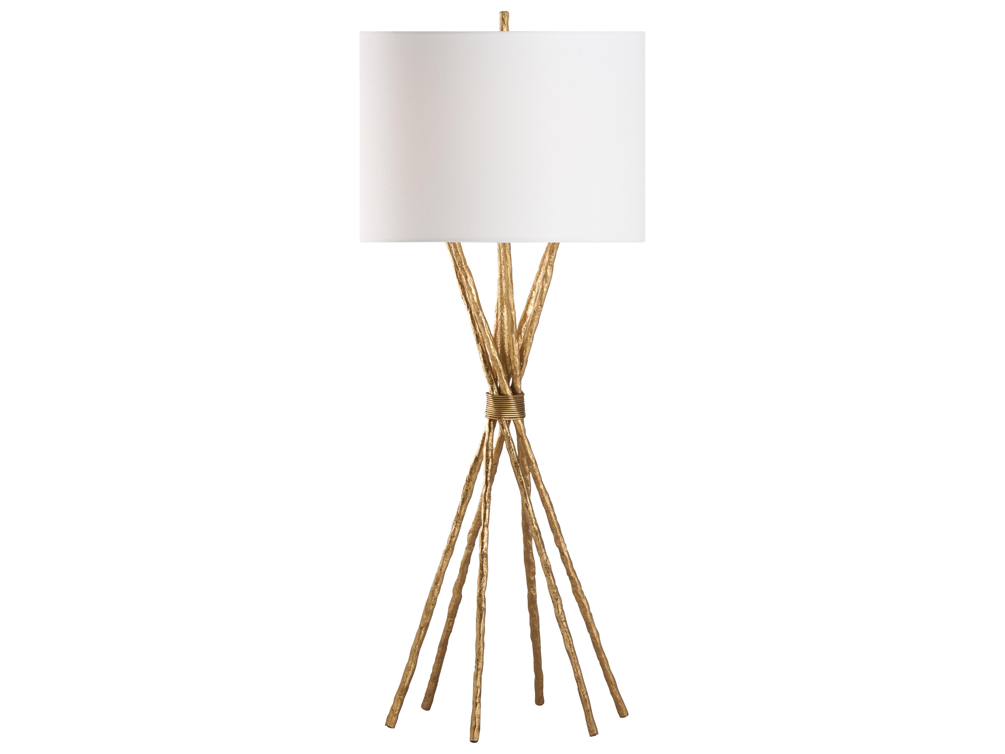 Chelsea House Textured Brass Gold Table Lamp
