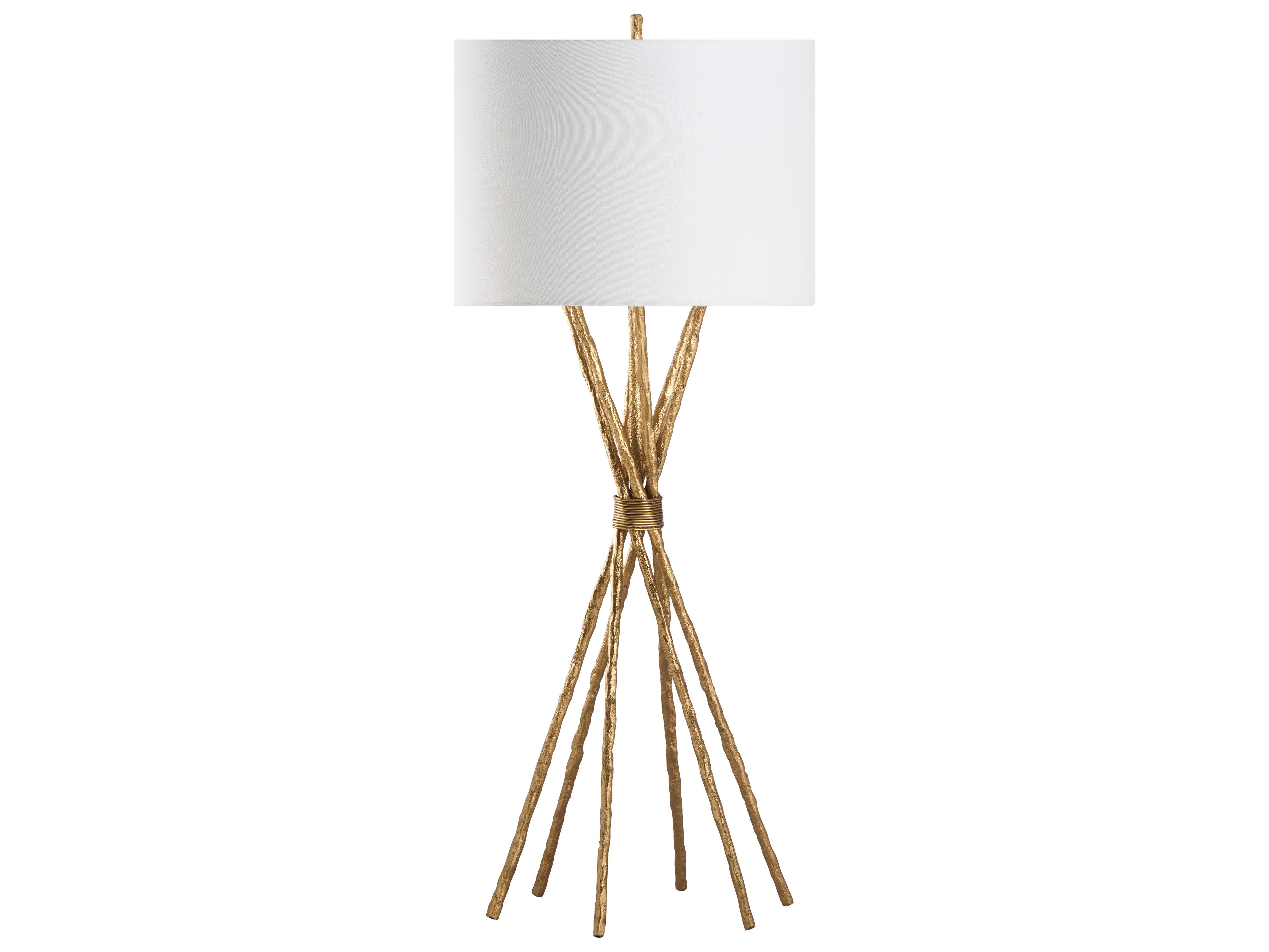 Chelsea House Textured Brass Gold Table Lamp