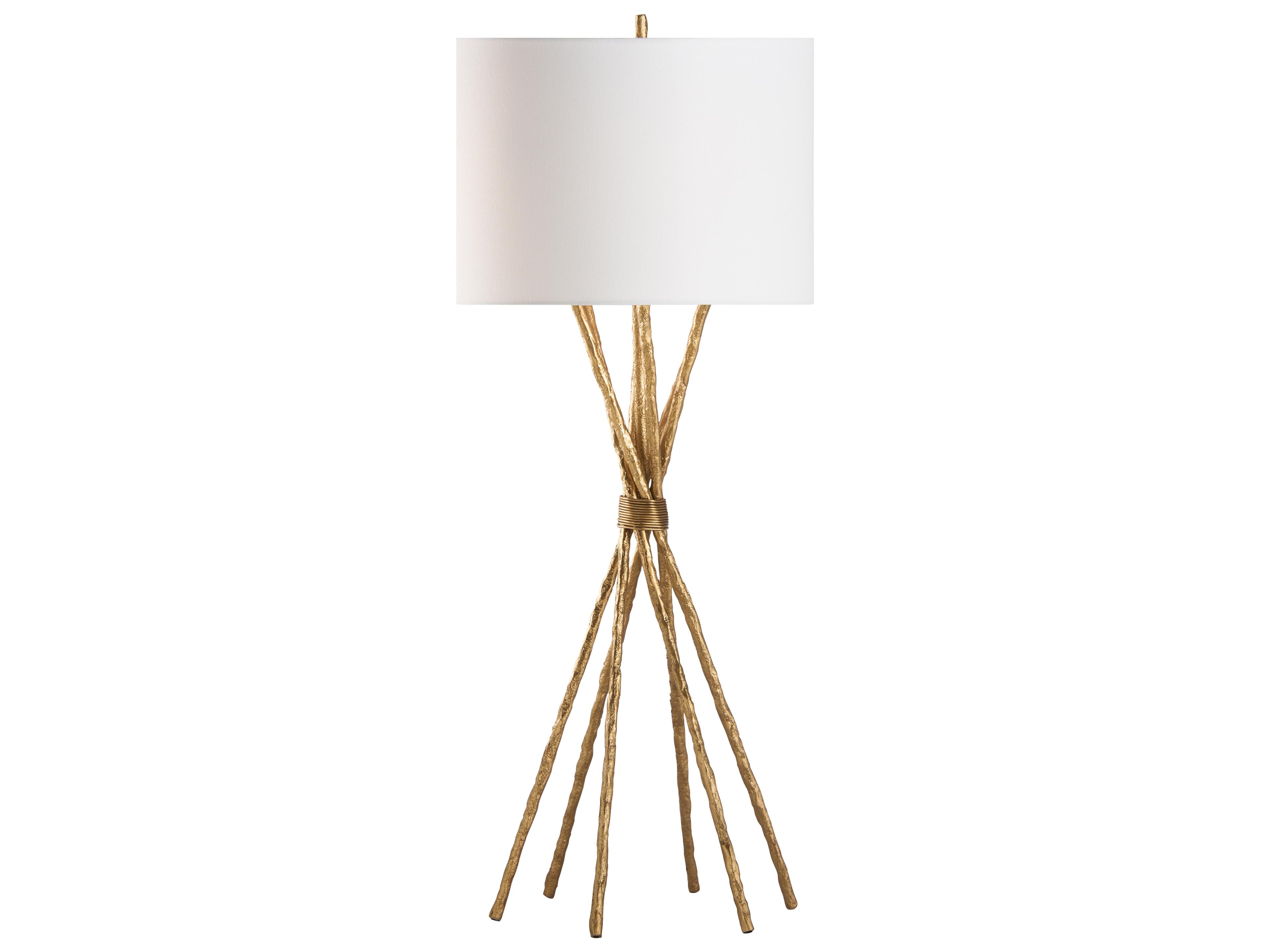Chelsea House Textured Brass Gold Table Lamp