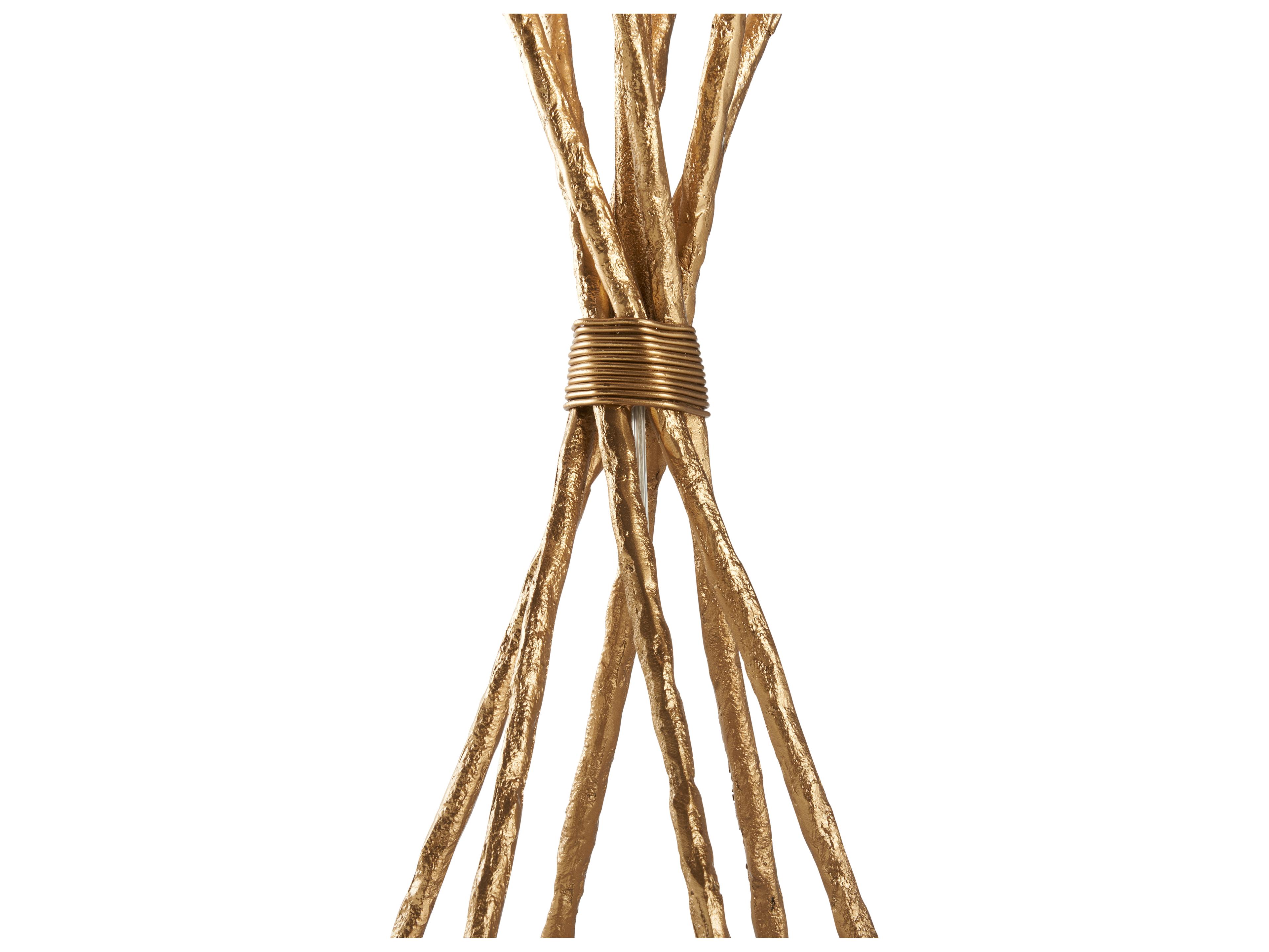 Chelsea House Textured Brass Gold Table Lamp