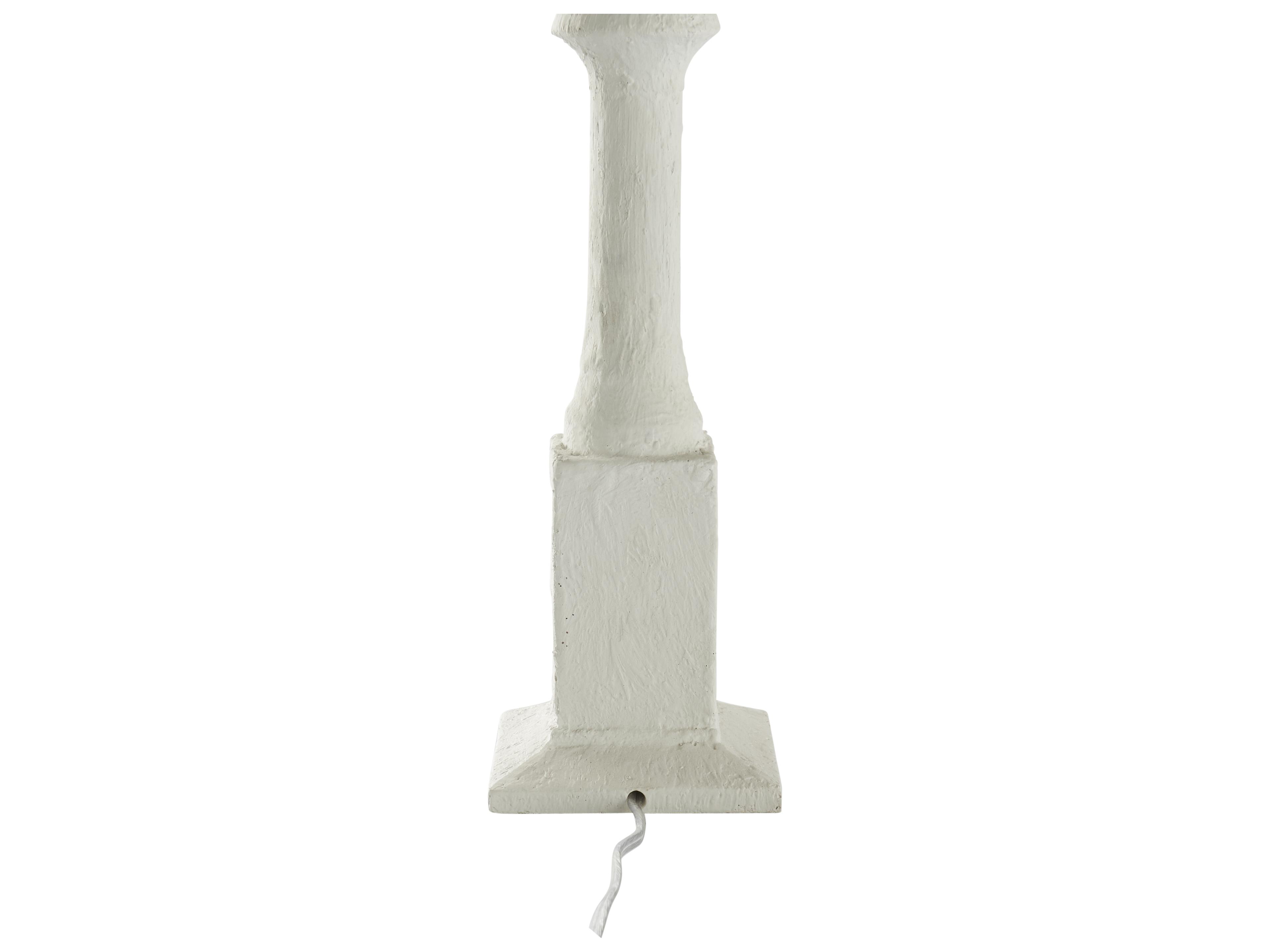 Chelsea House White Plaster Table Lamp