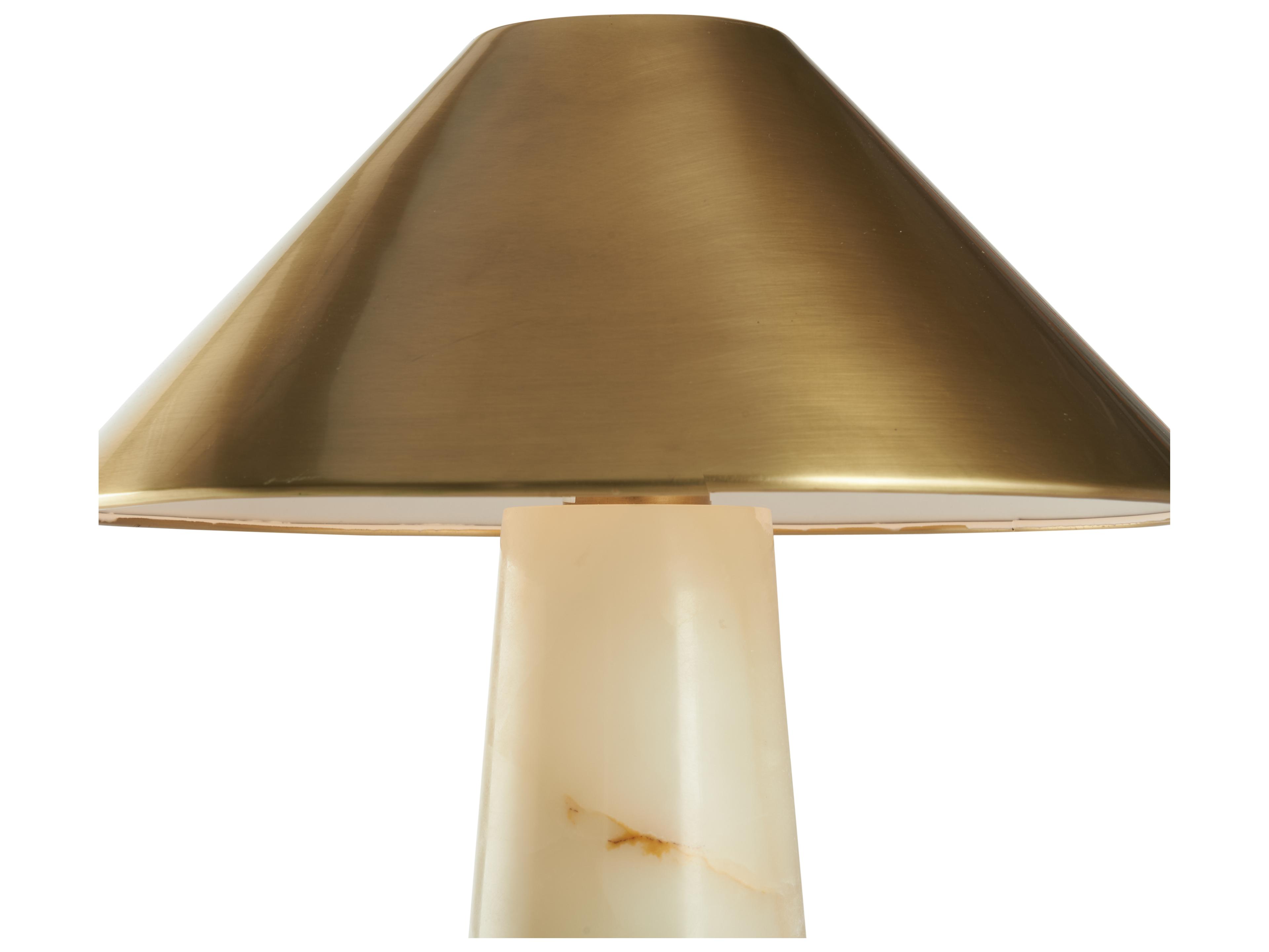 Chelsea House Natural White Brass Table Lamp