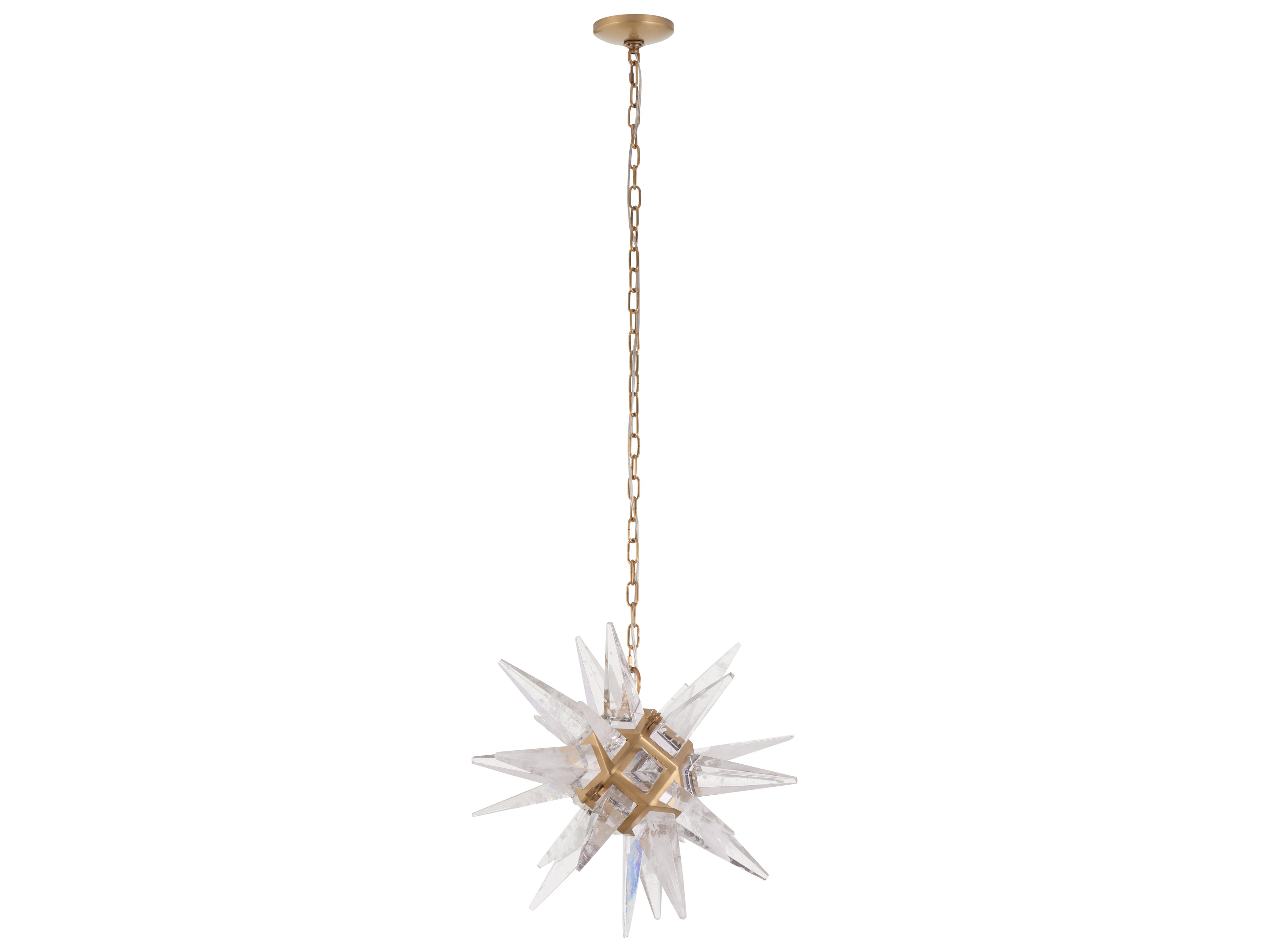 Chelsea House 1-Light Gold Geometric Pendant