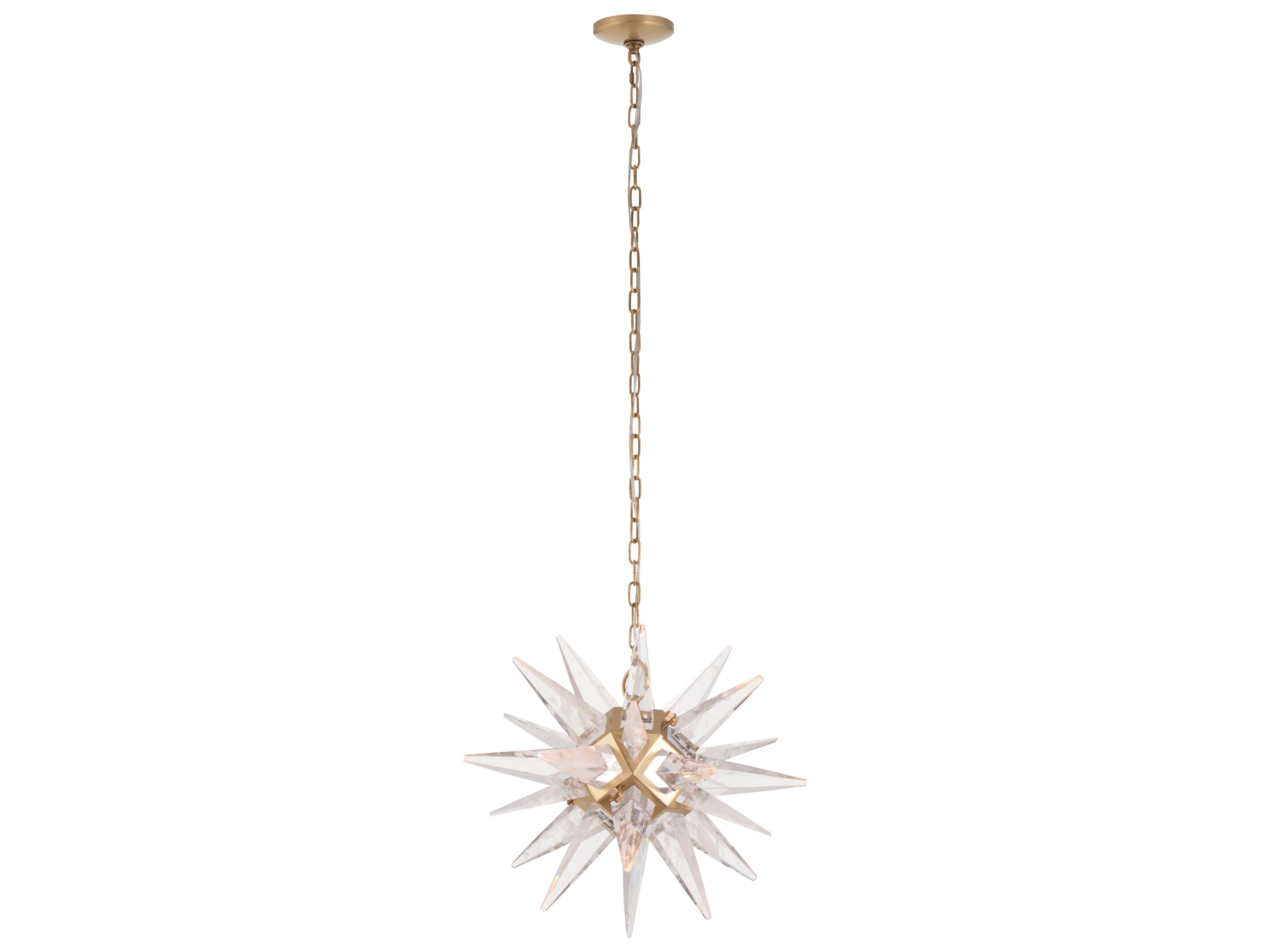 Chelsea House 1-Light Gold Geometric Pendant
