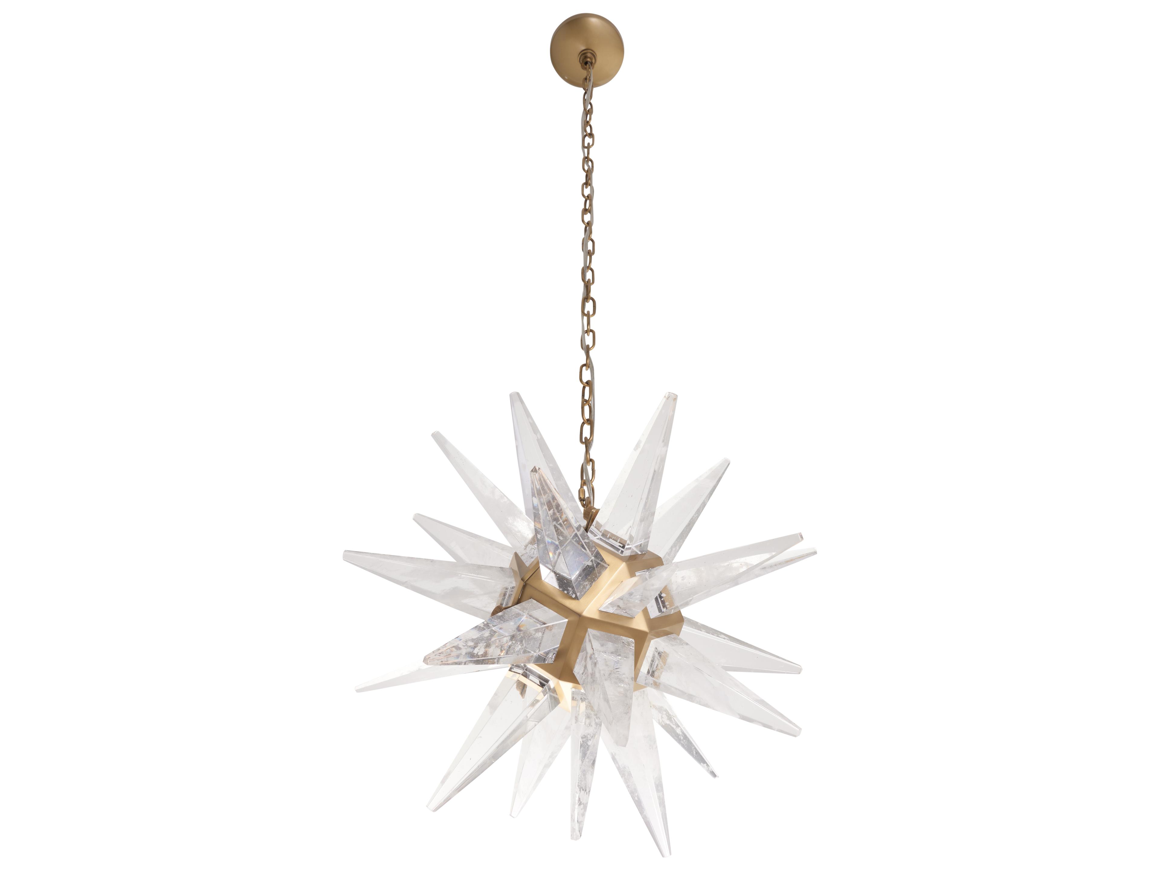 Chelsea House 1-Light Gold Geometric Pendant