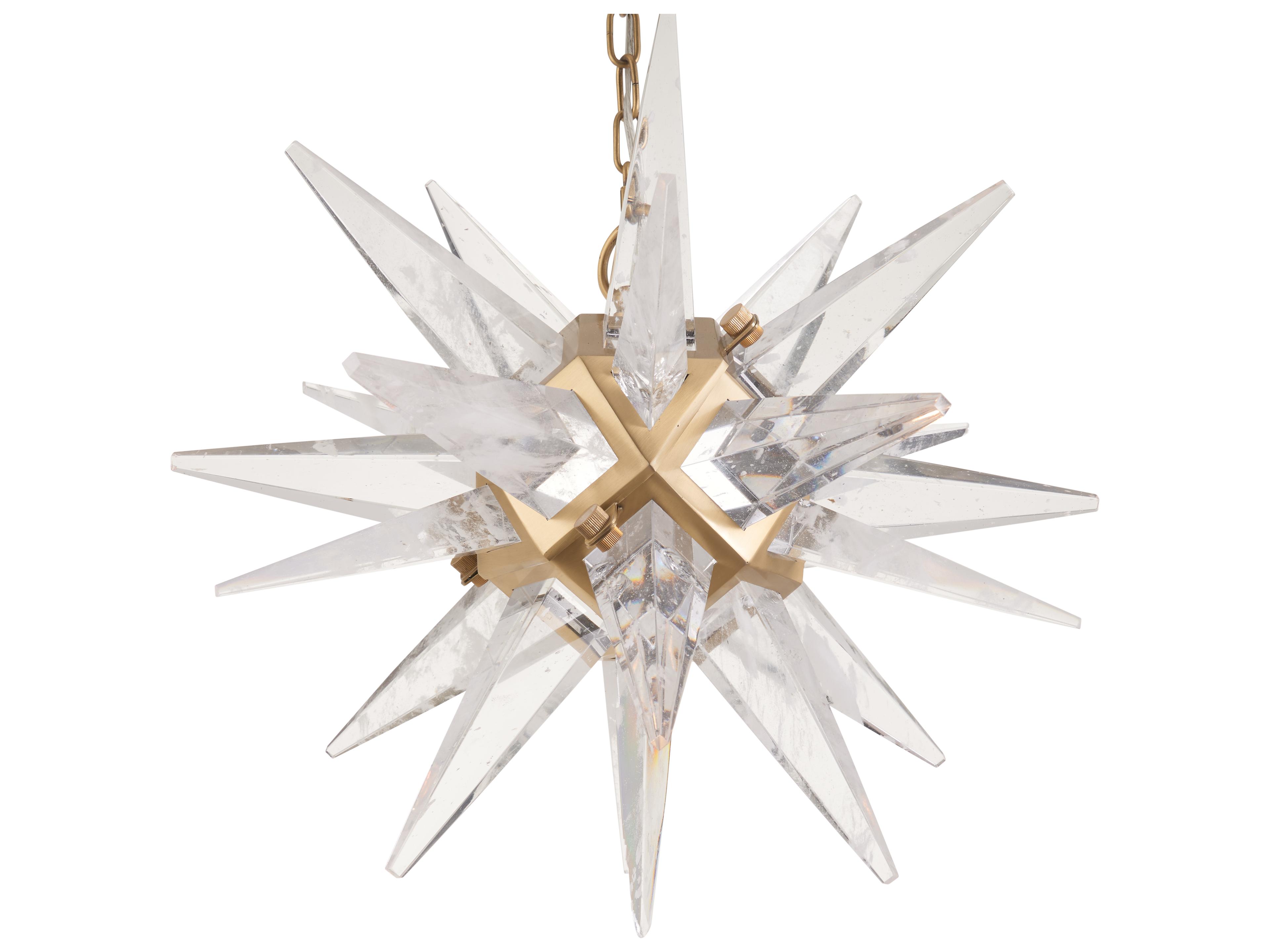 Chelsea House 1-Light Gold Geometric Pendant