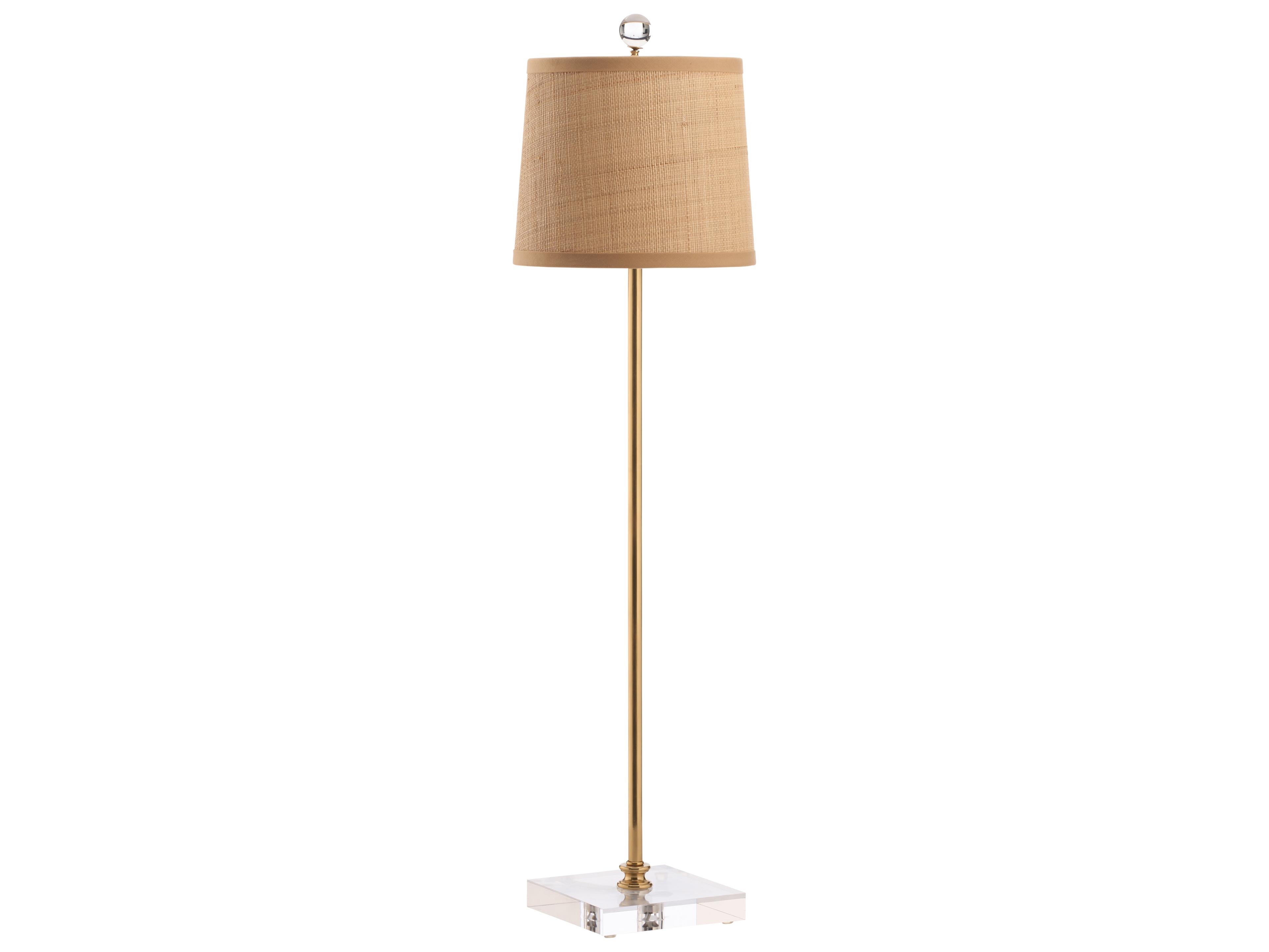Chelsea House Polished Brass Clear Table Lamp