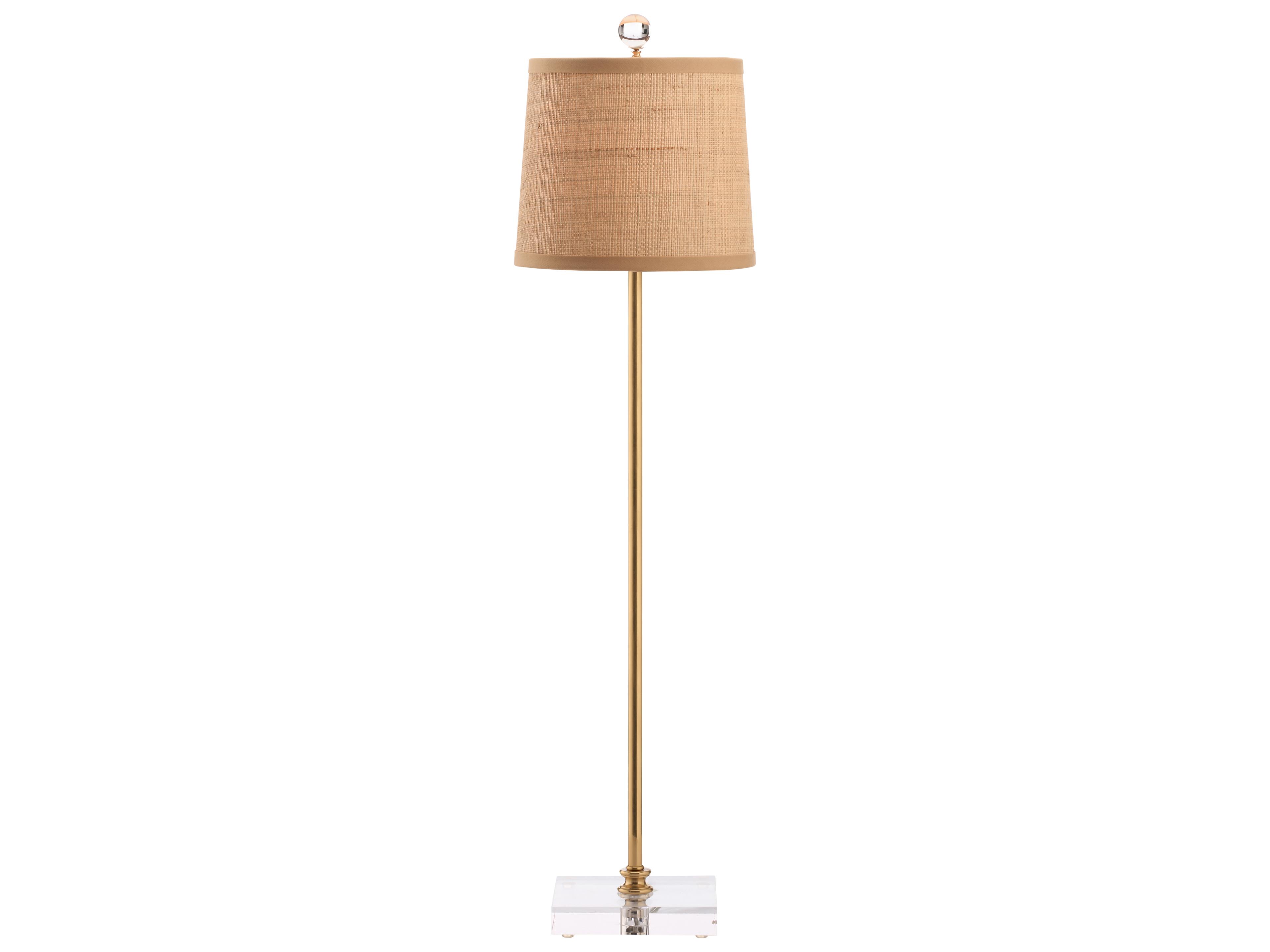 Chelsea House Polished Brass Clear Table Lamp