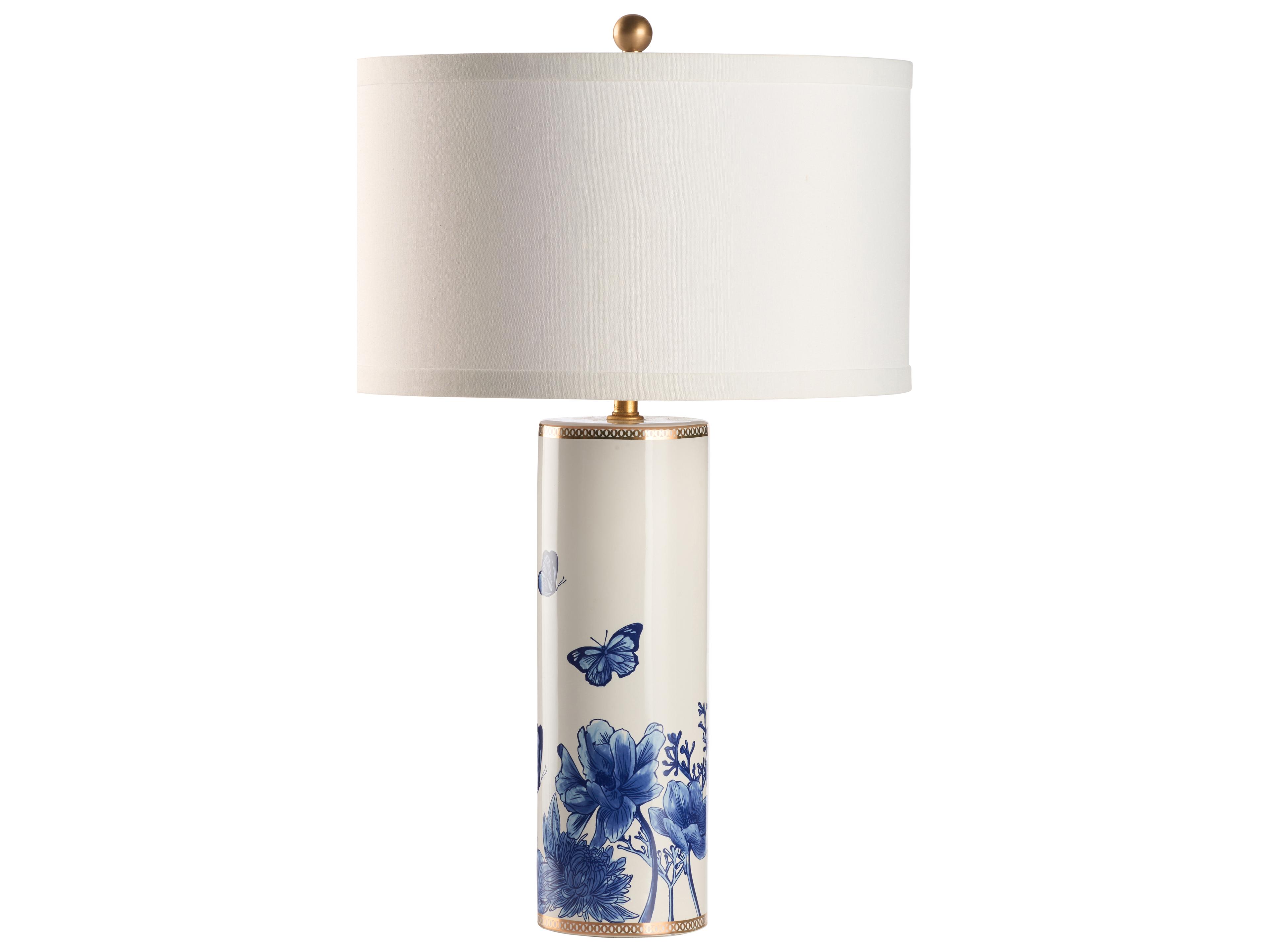 Chelsea House White Blue Table Lamp