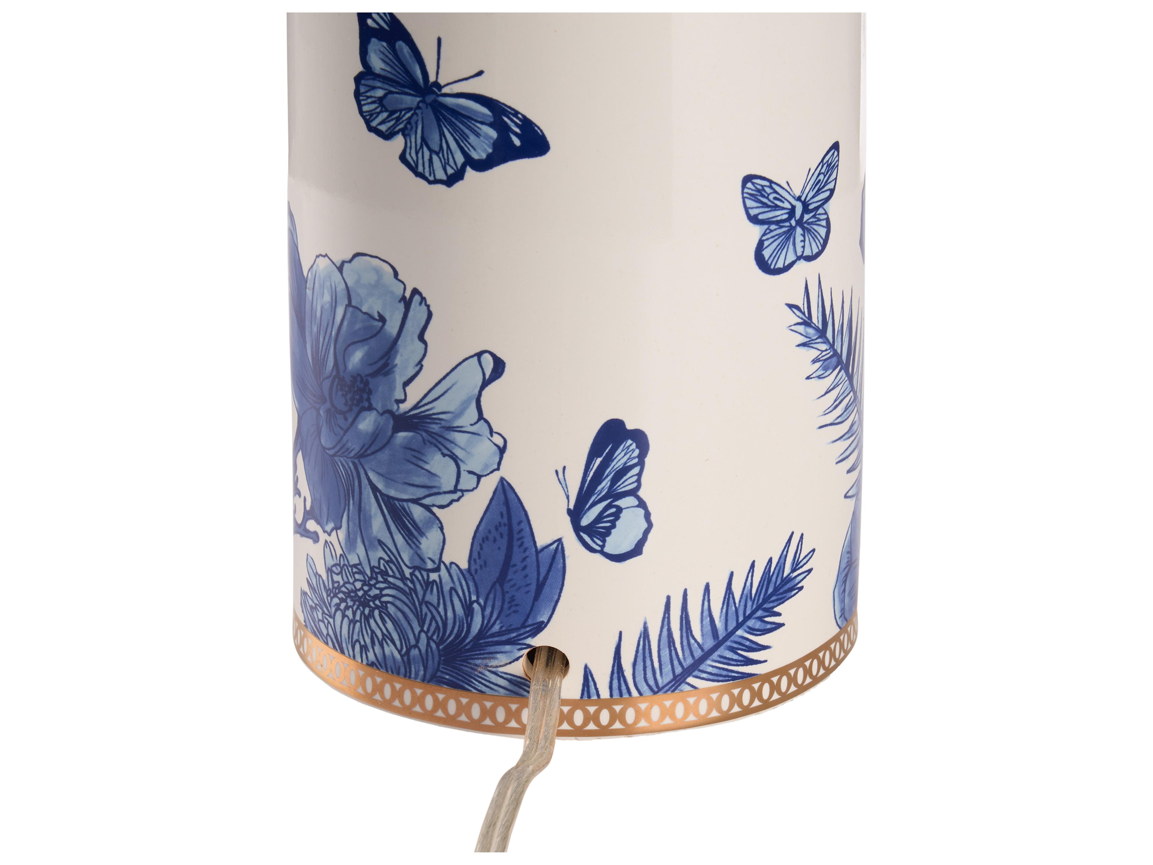 Chelsea House White Blue Table Lamp