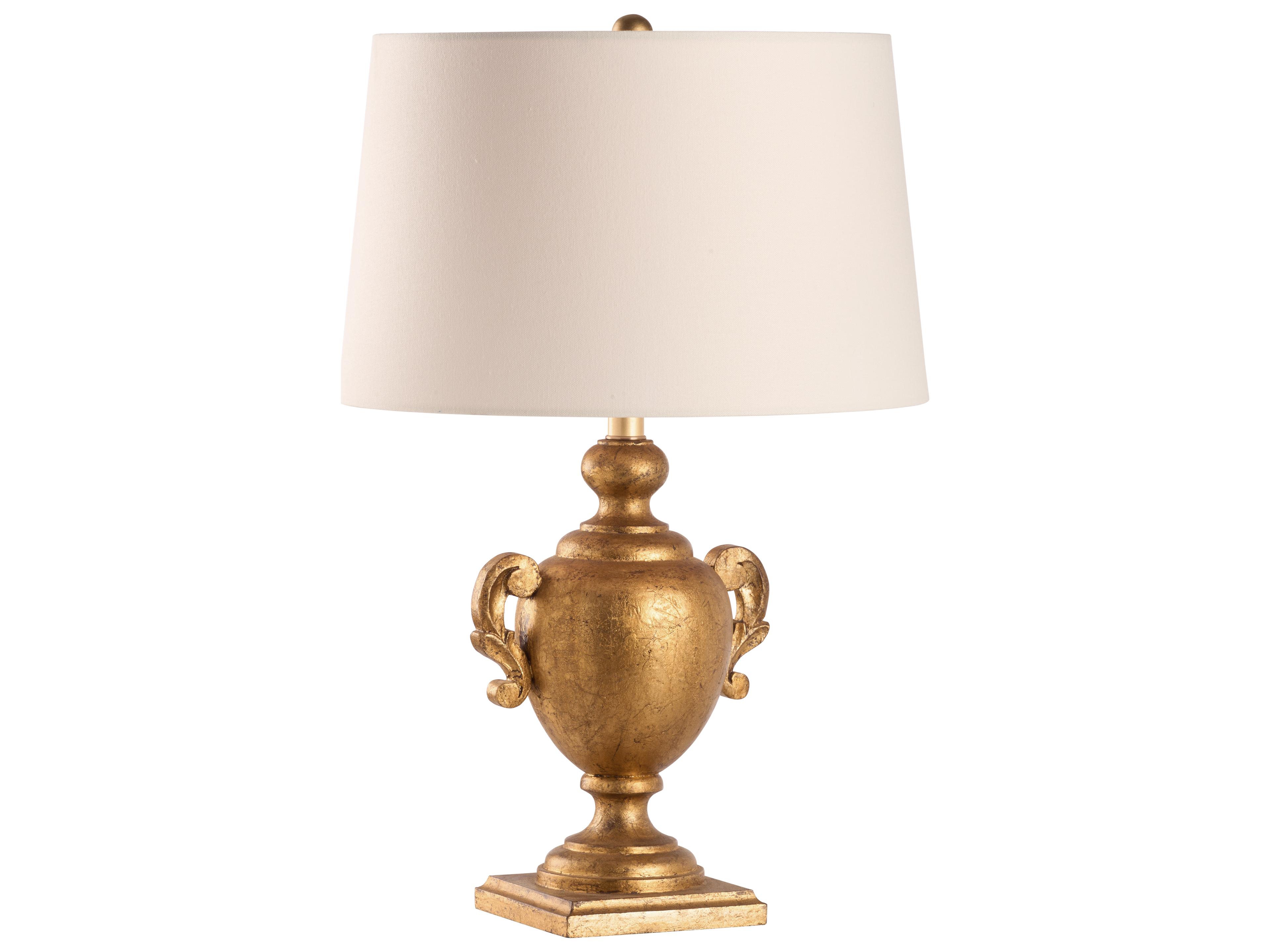 Chelsea House Bill Cain Aged Gold Traditional Table Lamp
