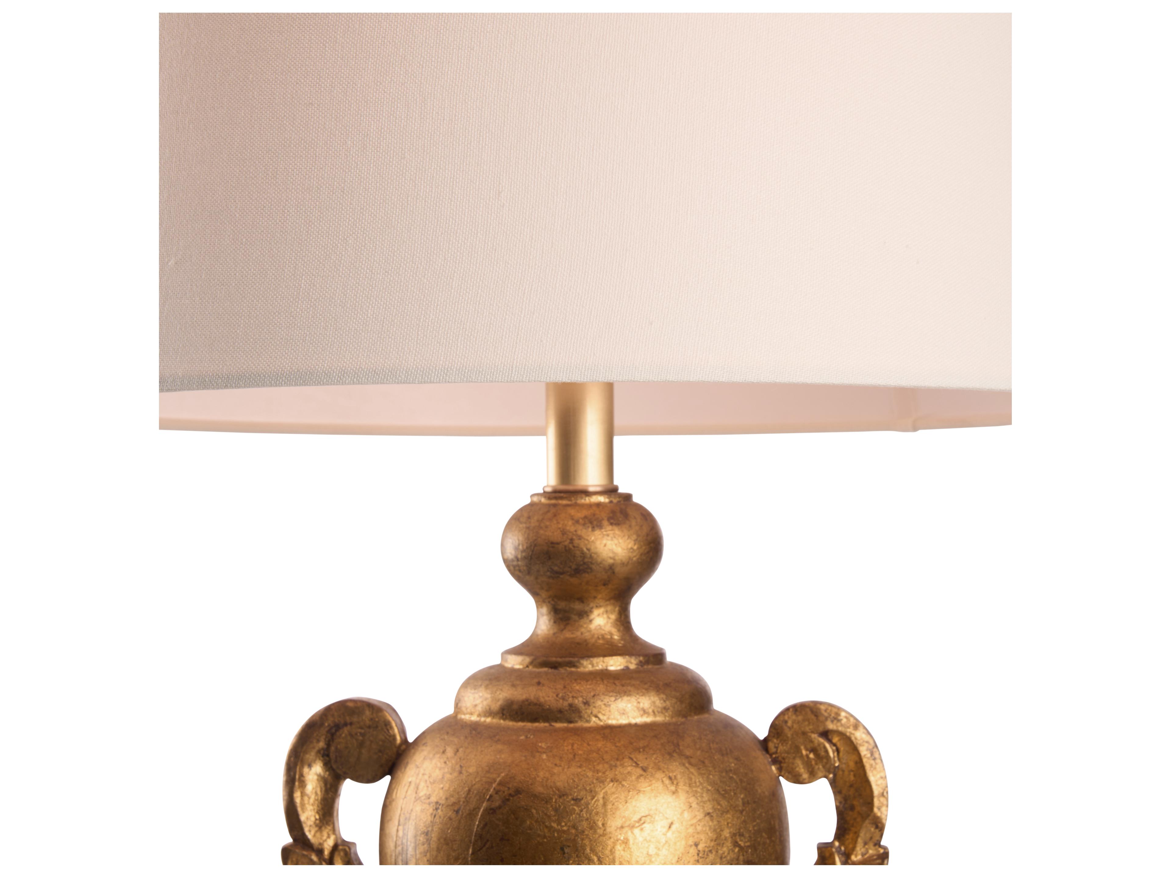 Chelsea House Bill Cain Aged Gold Traditional Table Lamp