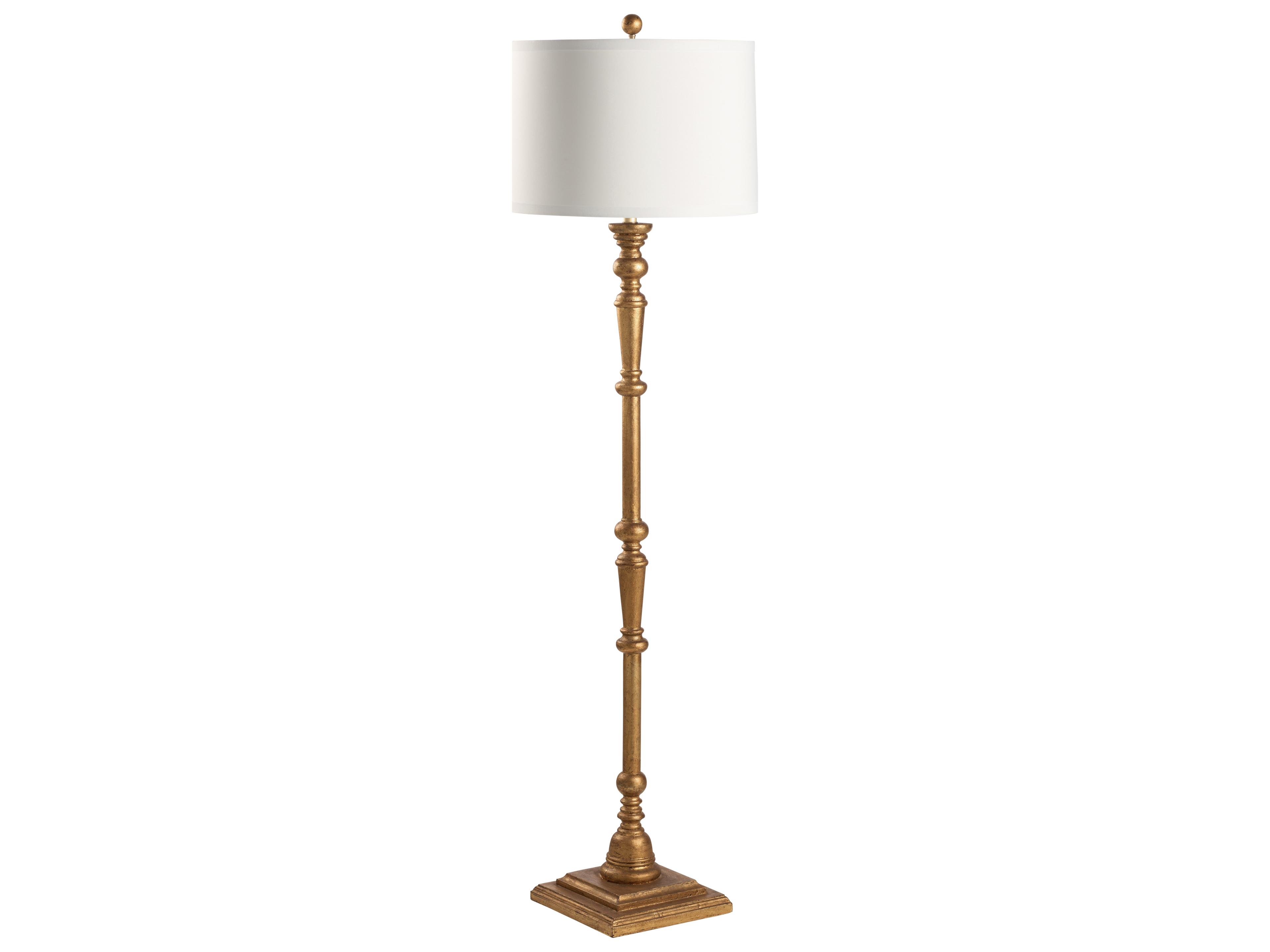 Chelsea House Town Square Aged Gold Floor Lamp