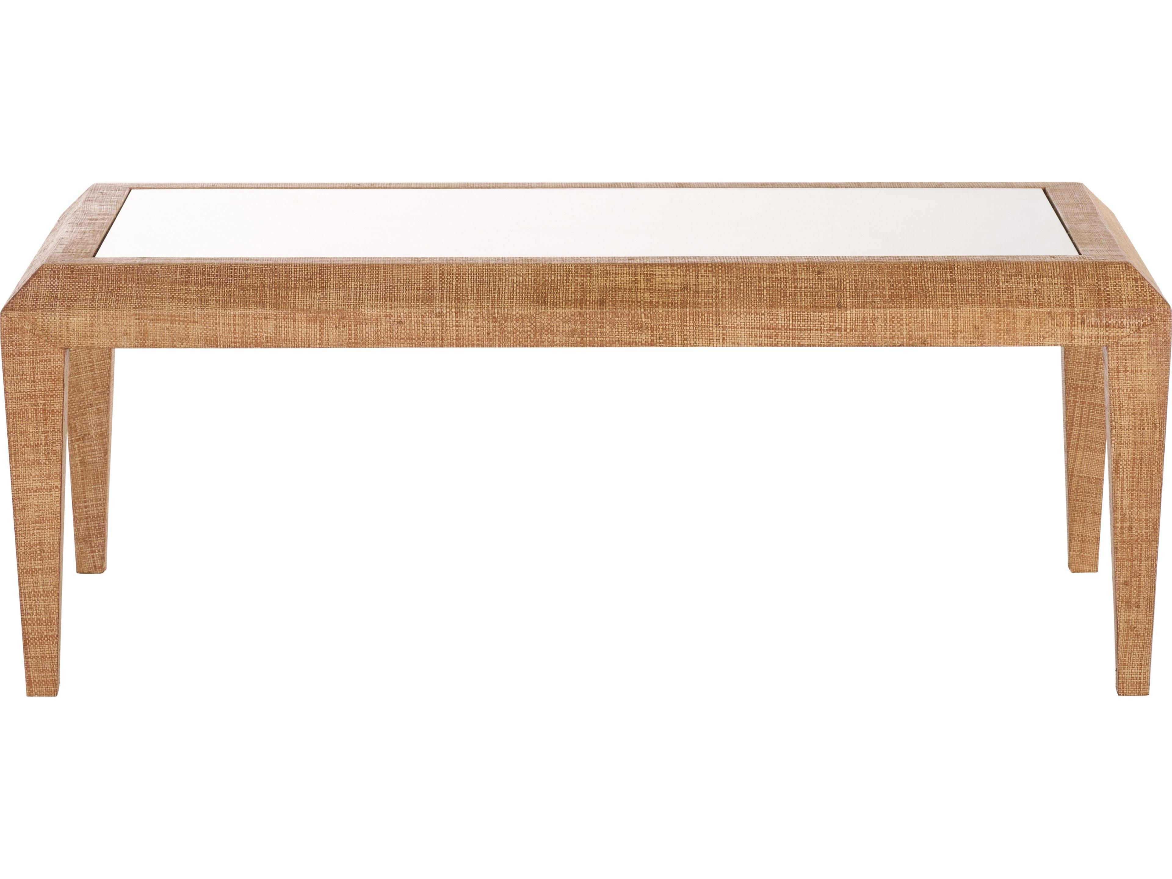 Chelsea House Rectangular Glass Brown Coffee Table