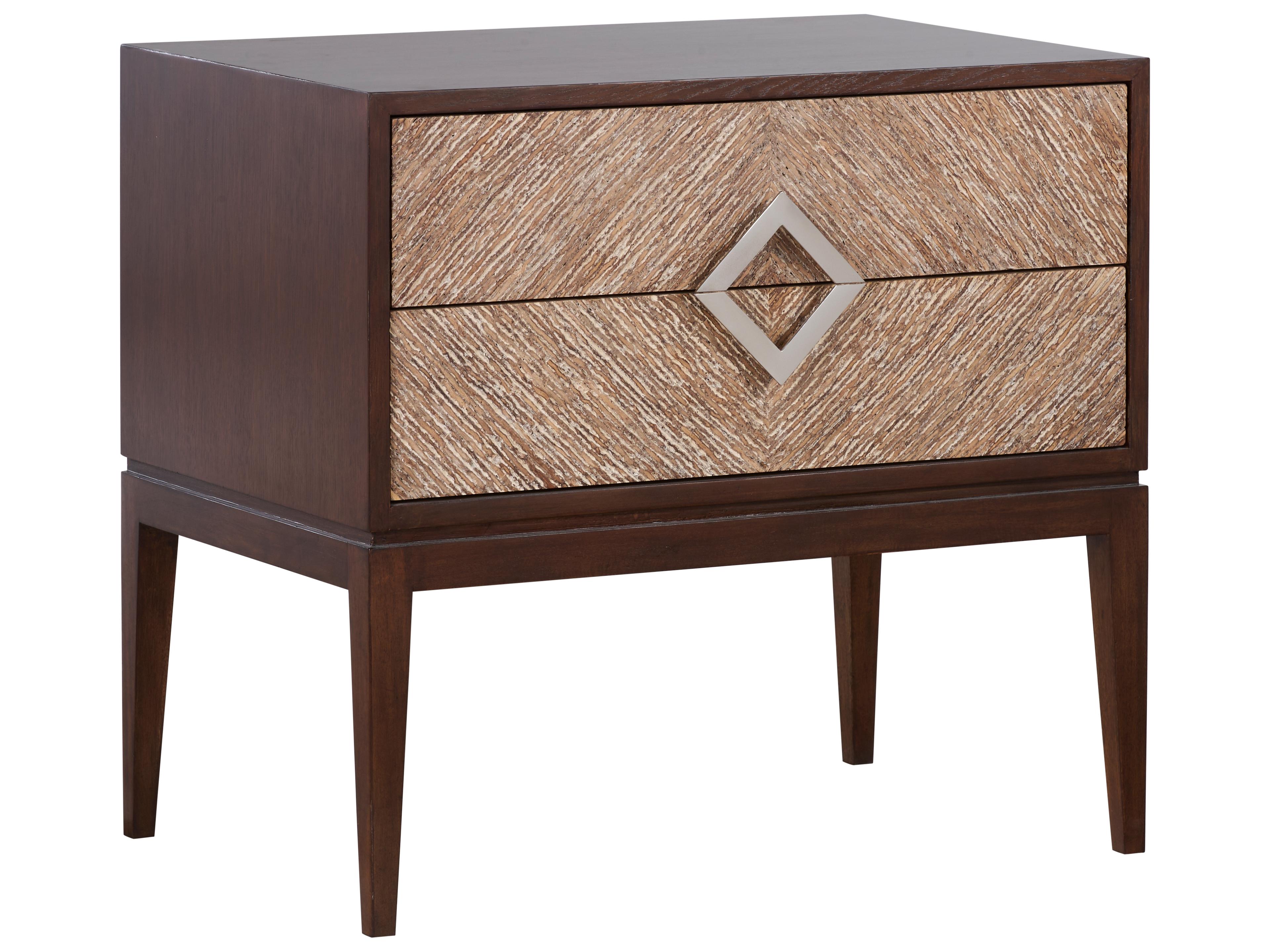 Rectangular Wood Brown End Table