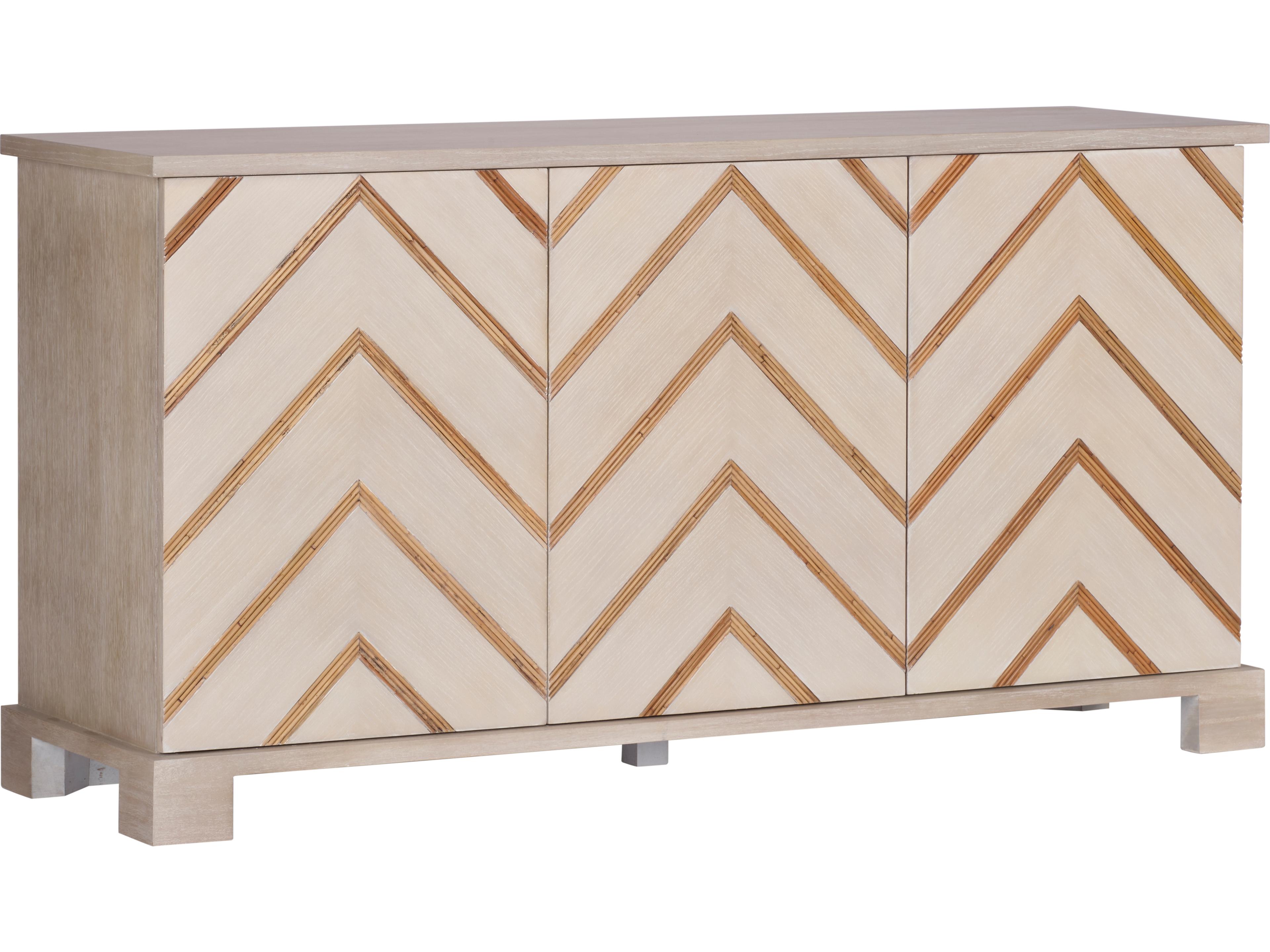 Gray Beige Accent Chest