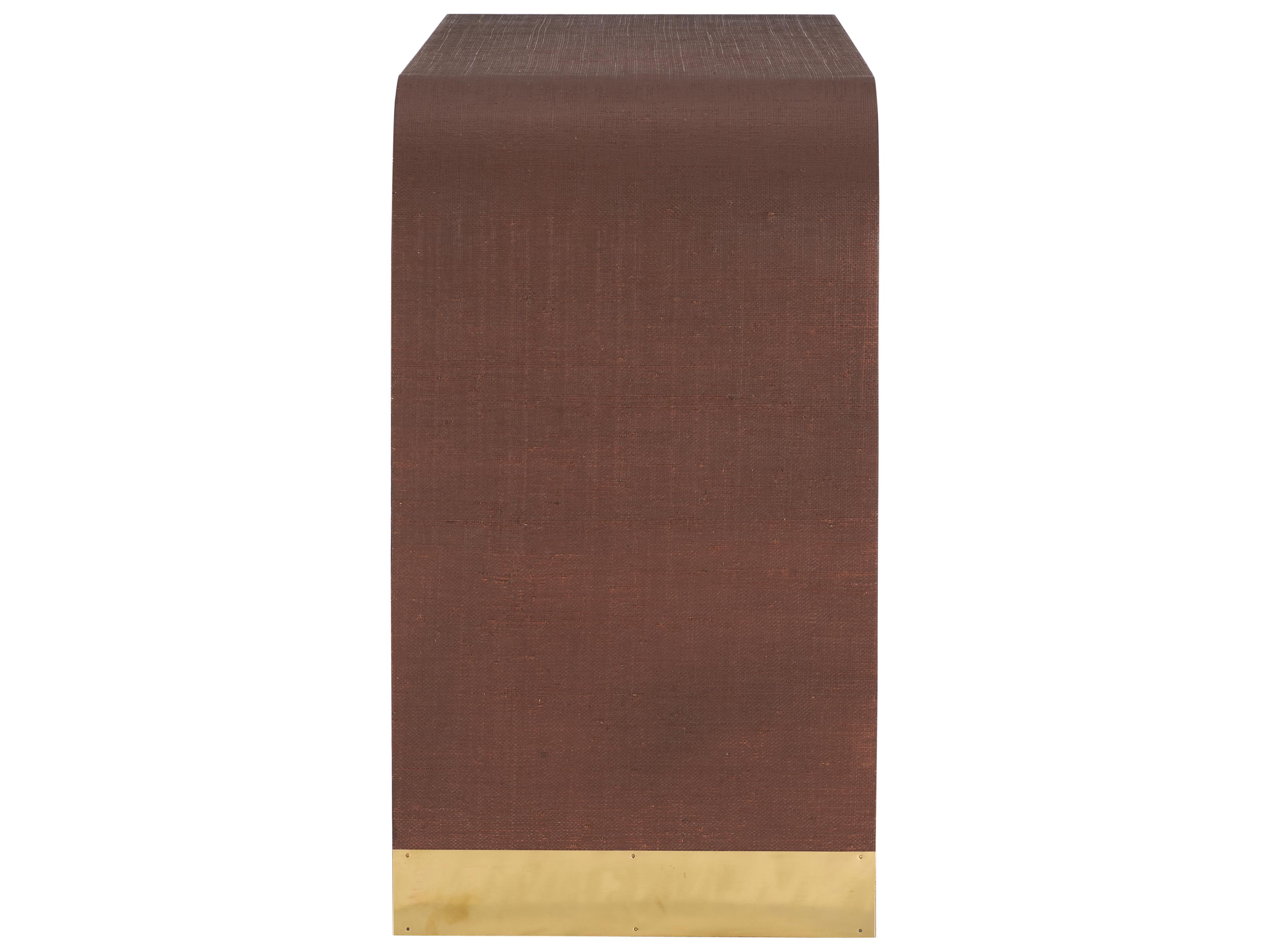 Chelsea House Jamie Merida Rectangular Wood Brown Console Table