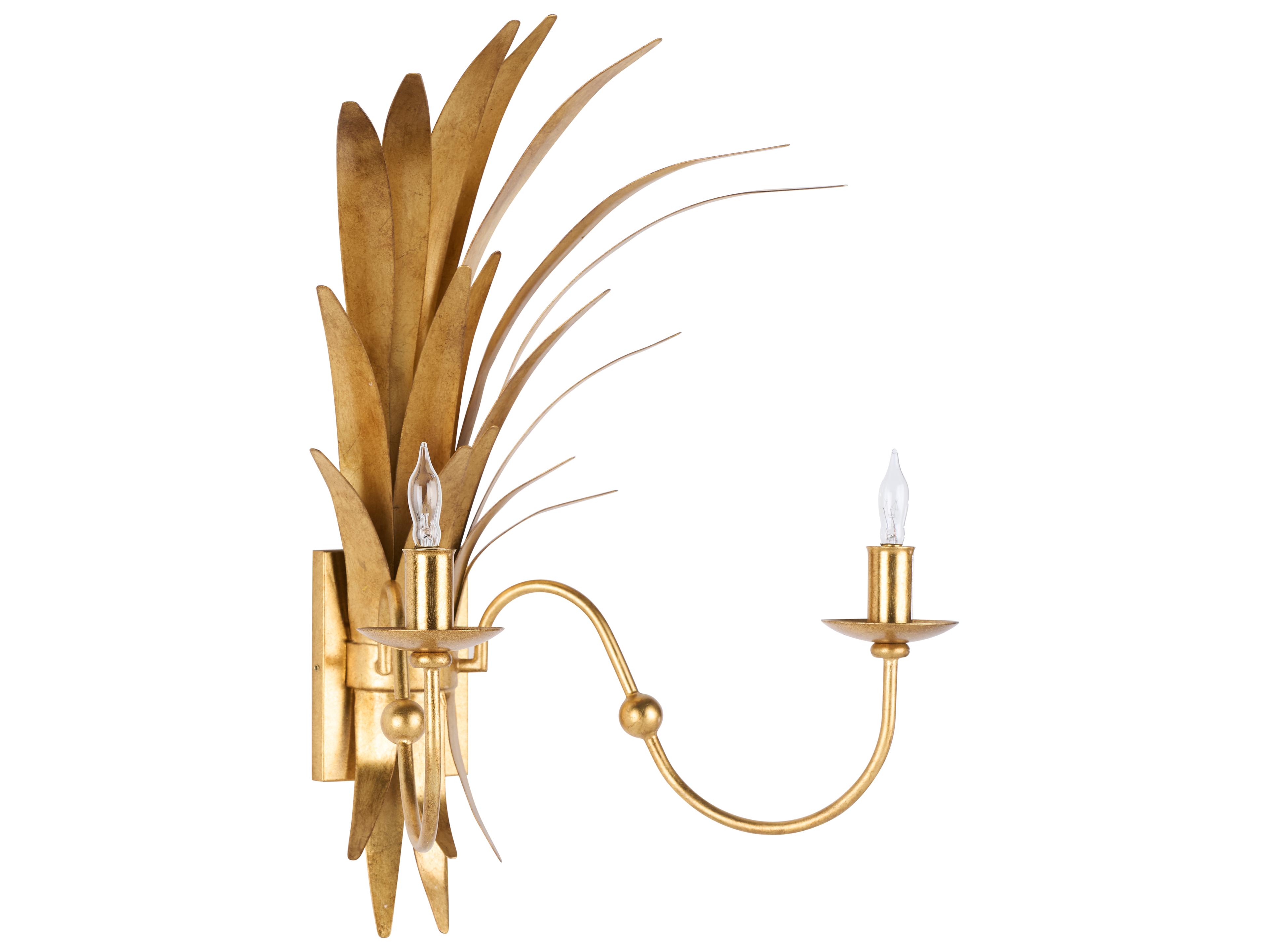 Chelsea House 2-Light Gold Traditional Wall Sconce
