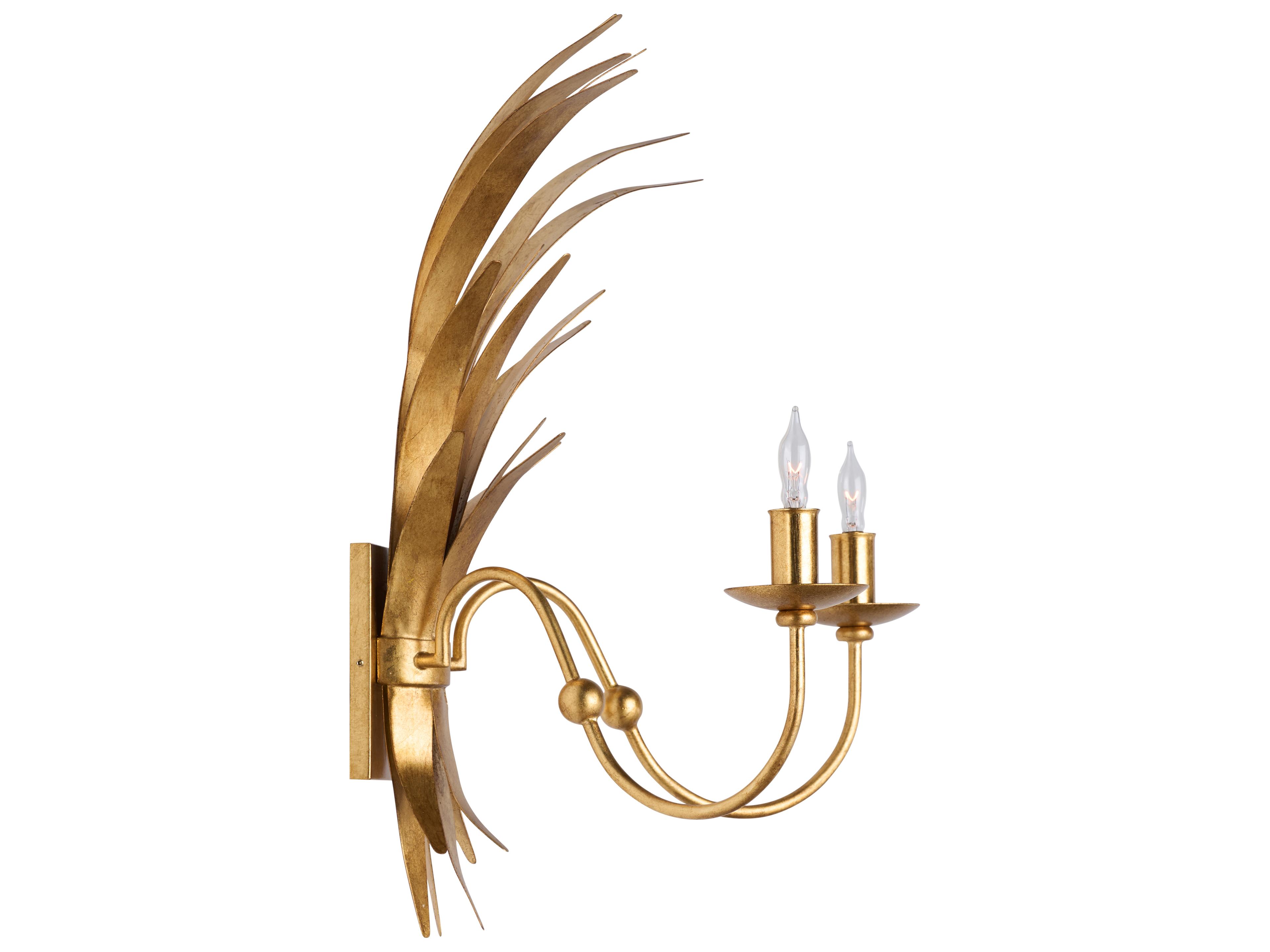 Chelsea House 2-Light Gold Traditional Wall Sconce