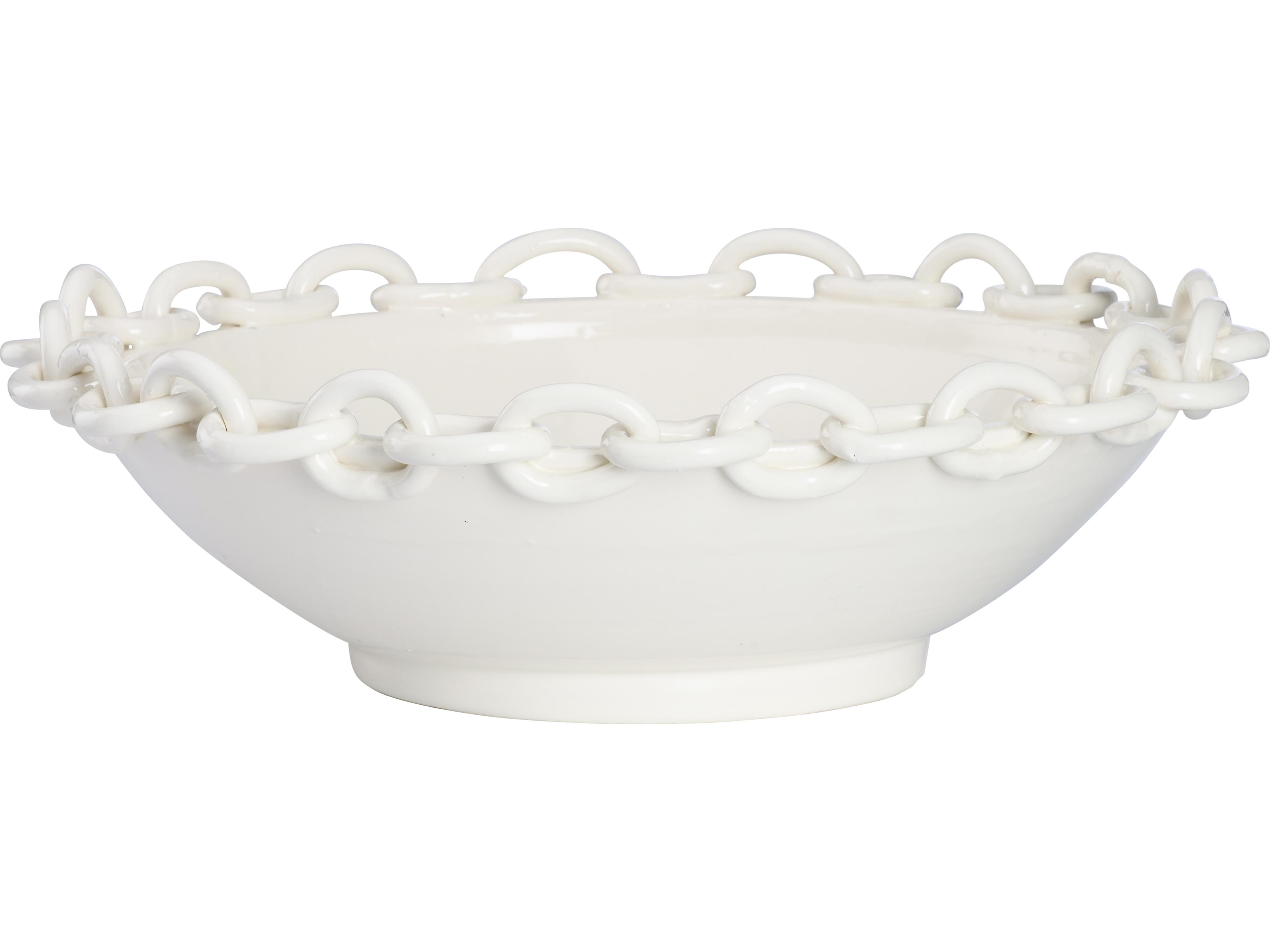 Chelsea House White Cream Decorative Plate