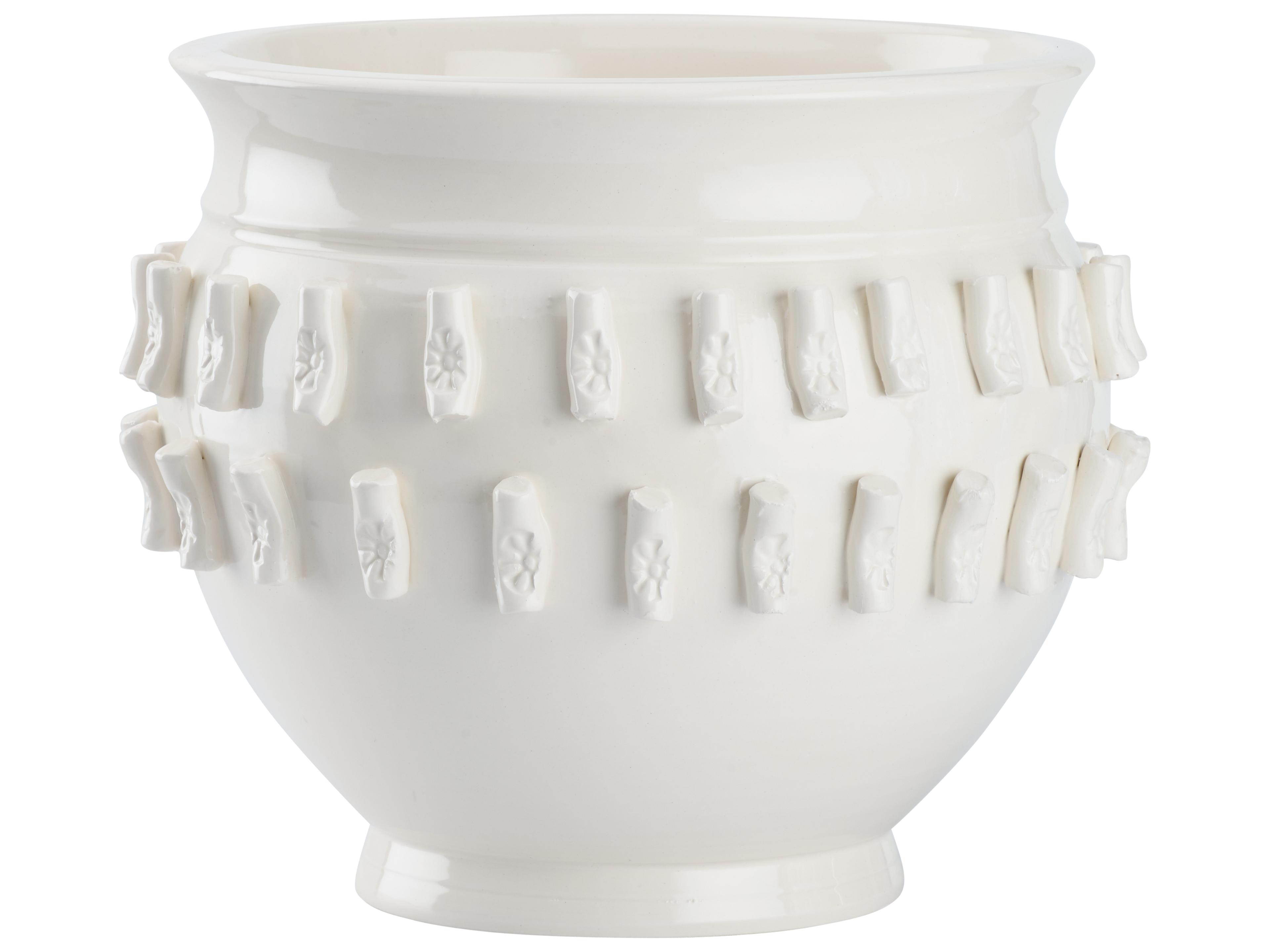 White Cream Decorative Plate